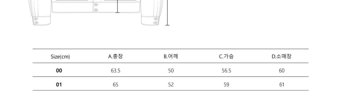 카락터(공용)Sphinx Denim Short Trucker Jacket 상품이미지4