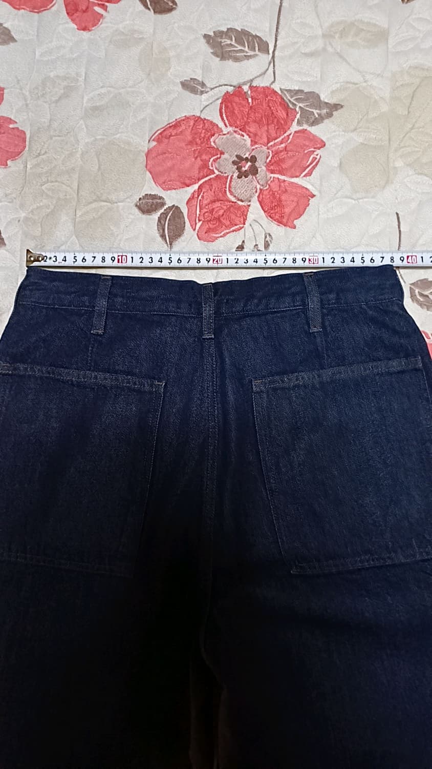 유니클로 와이드 테이퍼드진 29인치 기장100 상품이미지7