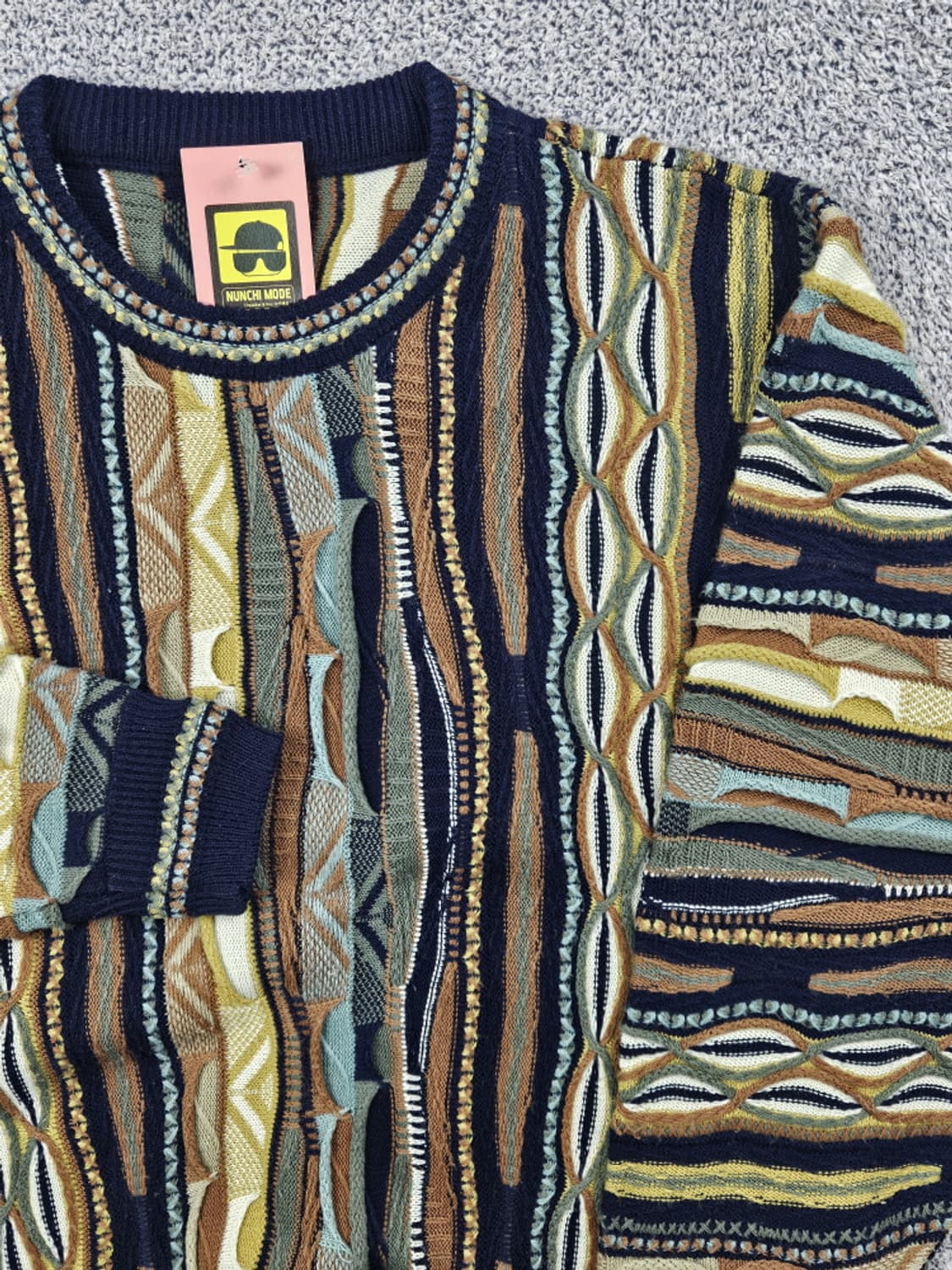 빈티지 쿠지 ST 입체 텍스처 케이블 니트 (상세설명참조) / 10496 상품이미지6