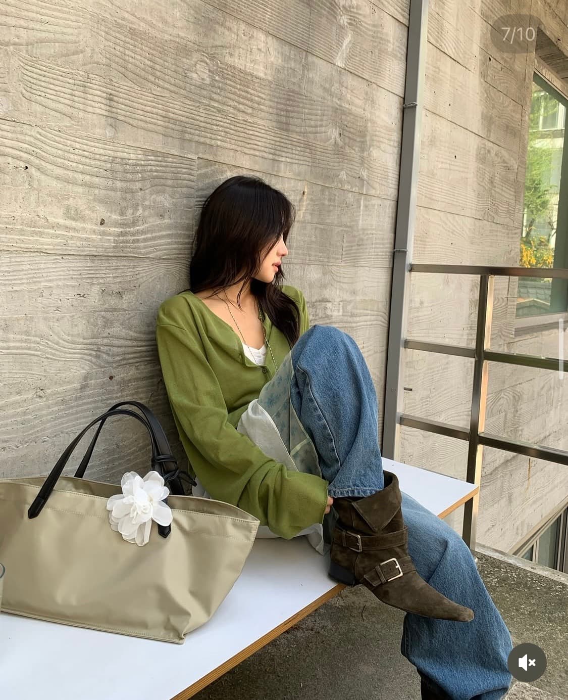 아키텍트 올리브 가디건 상품이미지3