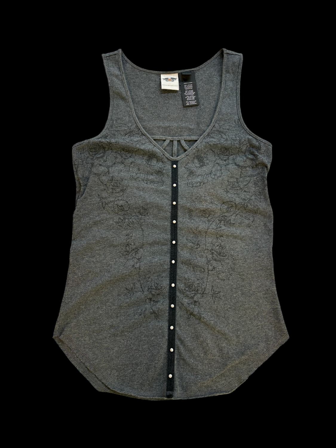 할리데이비슨 빅로고 빈티지 나시 상품이미지1