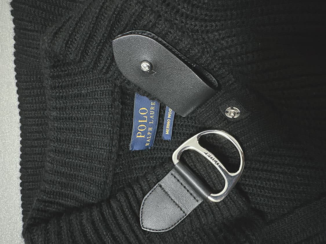 폴로 랄프로렌 립짜임 버클 가디건 상품이미지6