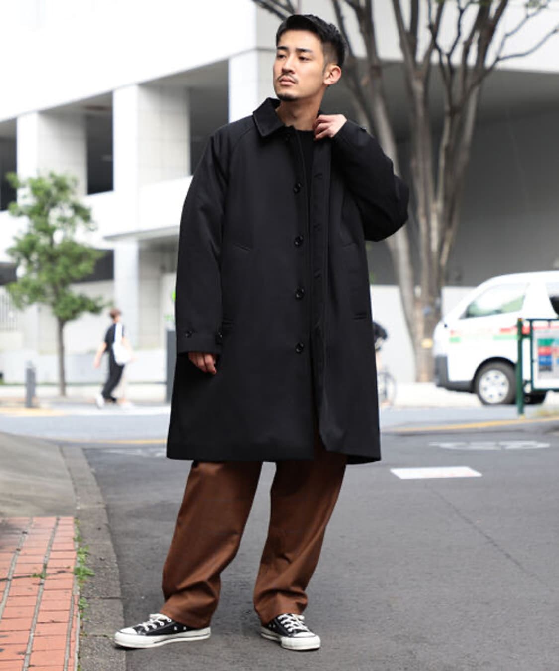 빔즈 솔로텍스 발마칸 패딩 코트 블랙 M 상품이미지1