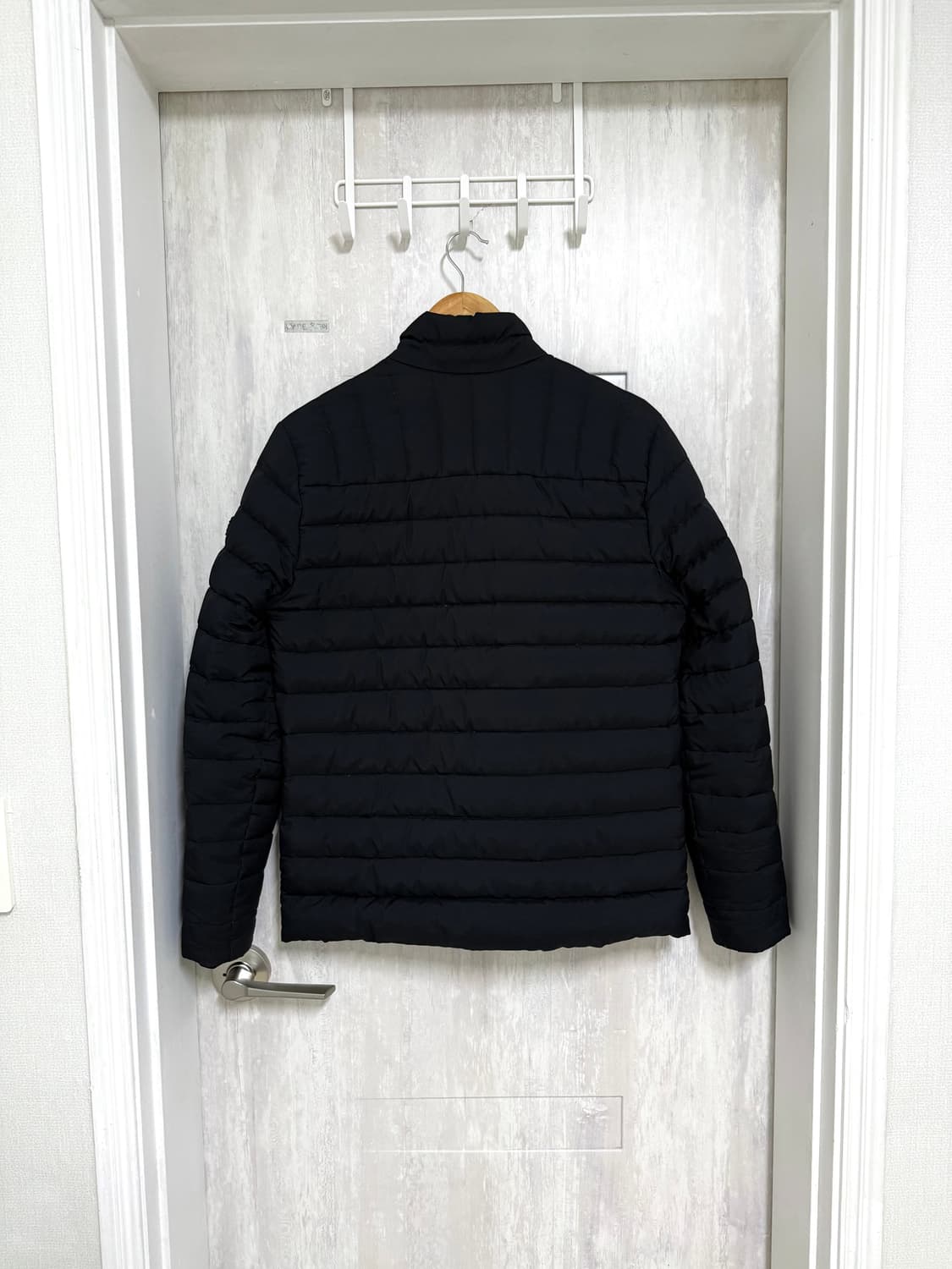 남성 95 / 데상트 덕다운 경량패딩 블랙 상품이미지7
