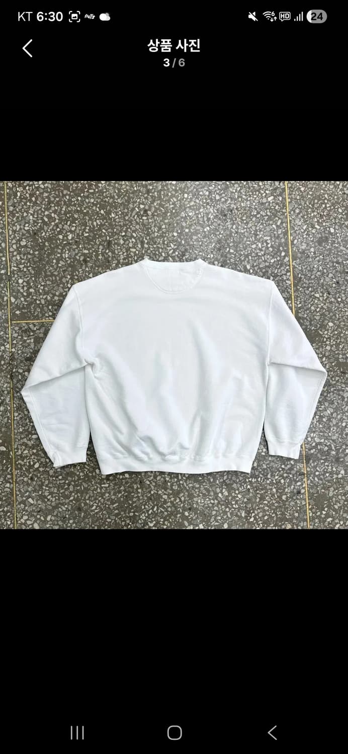 90s gap 화이트 맨투맨 상품이미지2