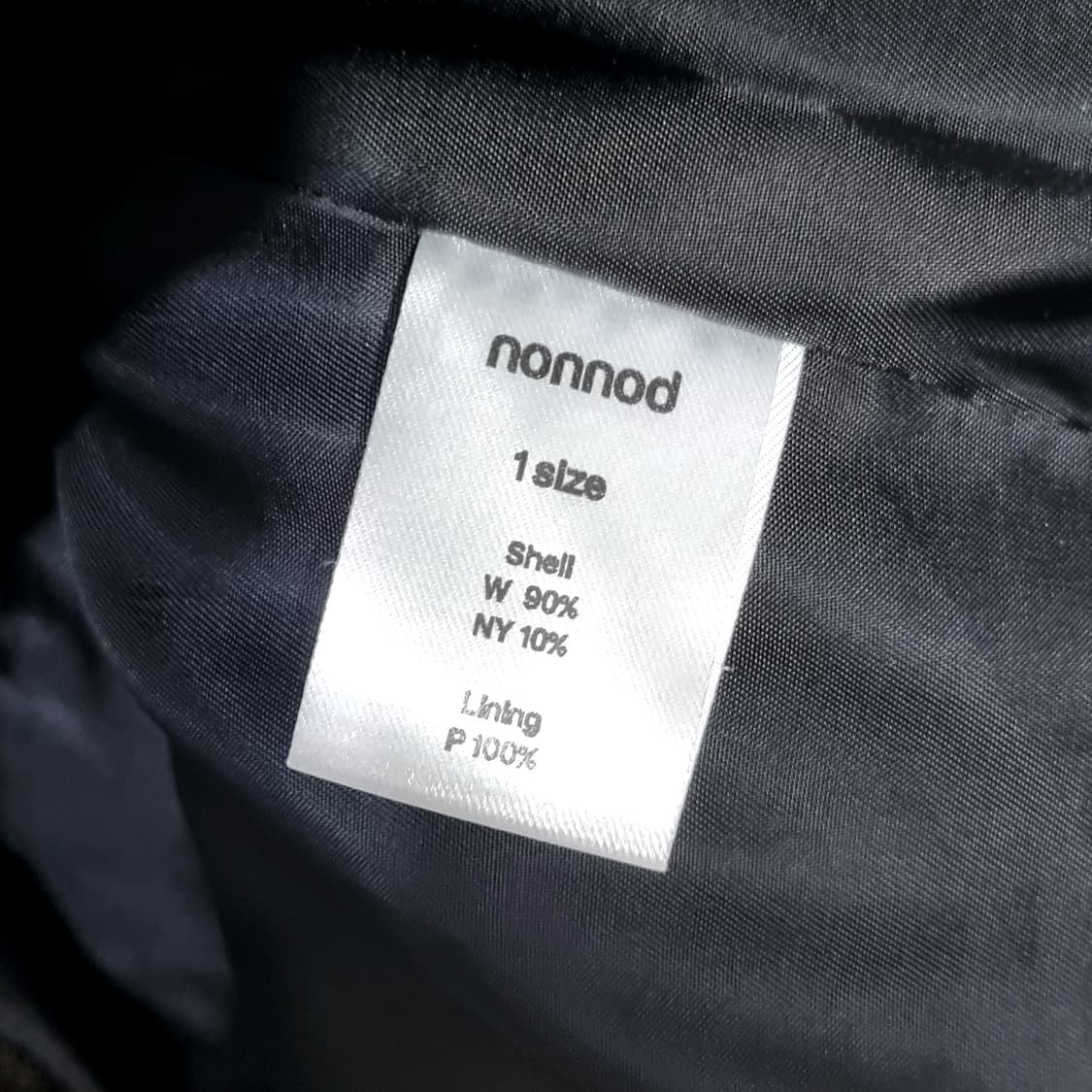 논노드 | 크롭 디테일 울 자켓 | 스트라이프 브라운 | 1  상품이미지5