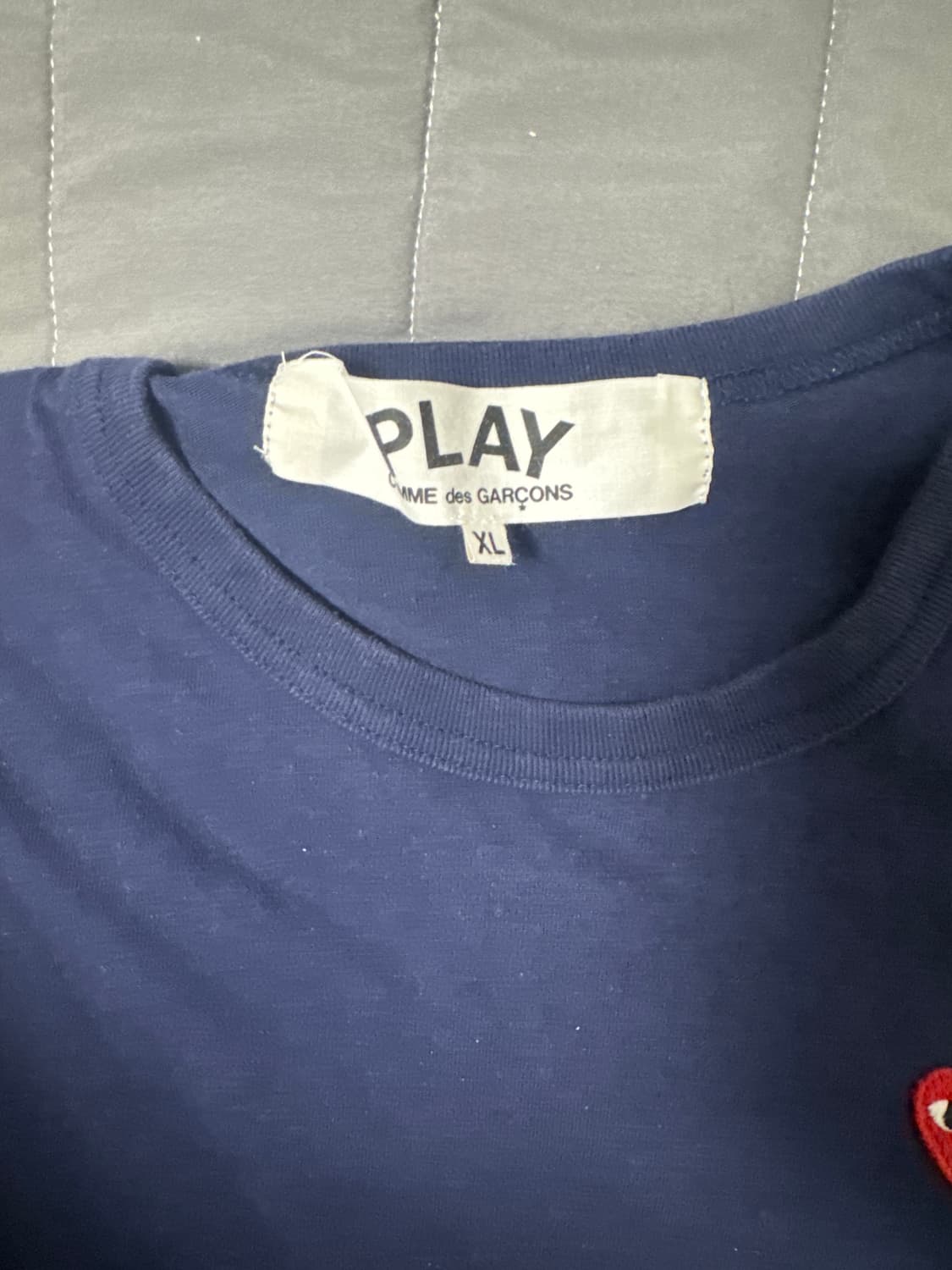 꼼데가르송 플레이 반팔xl 상품이미지2