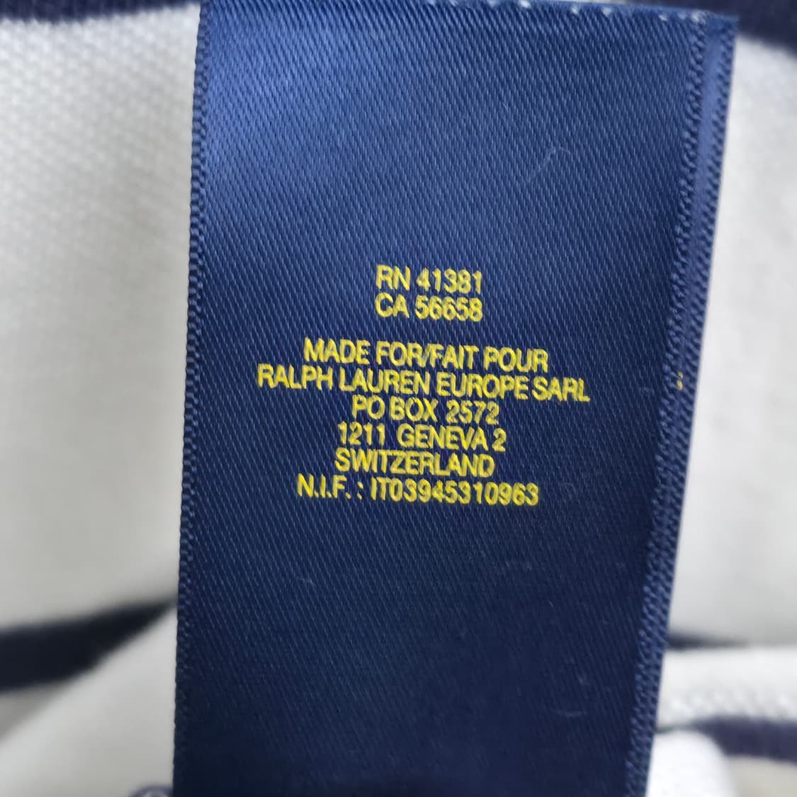 [S] 폴로 랄프로렌 스트라이프 카라 롱슬리브 상품이미지6