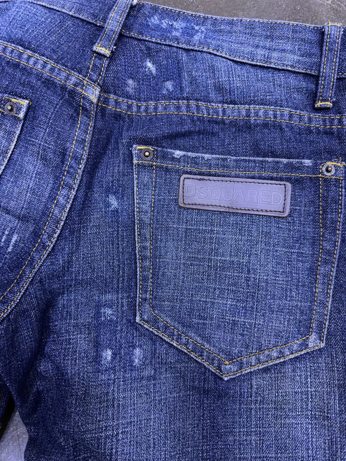 디스퀘어드2 D링 슬림 스트레이트핏 빈티지 워싱 커스텀 46 상품이미지9
