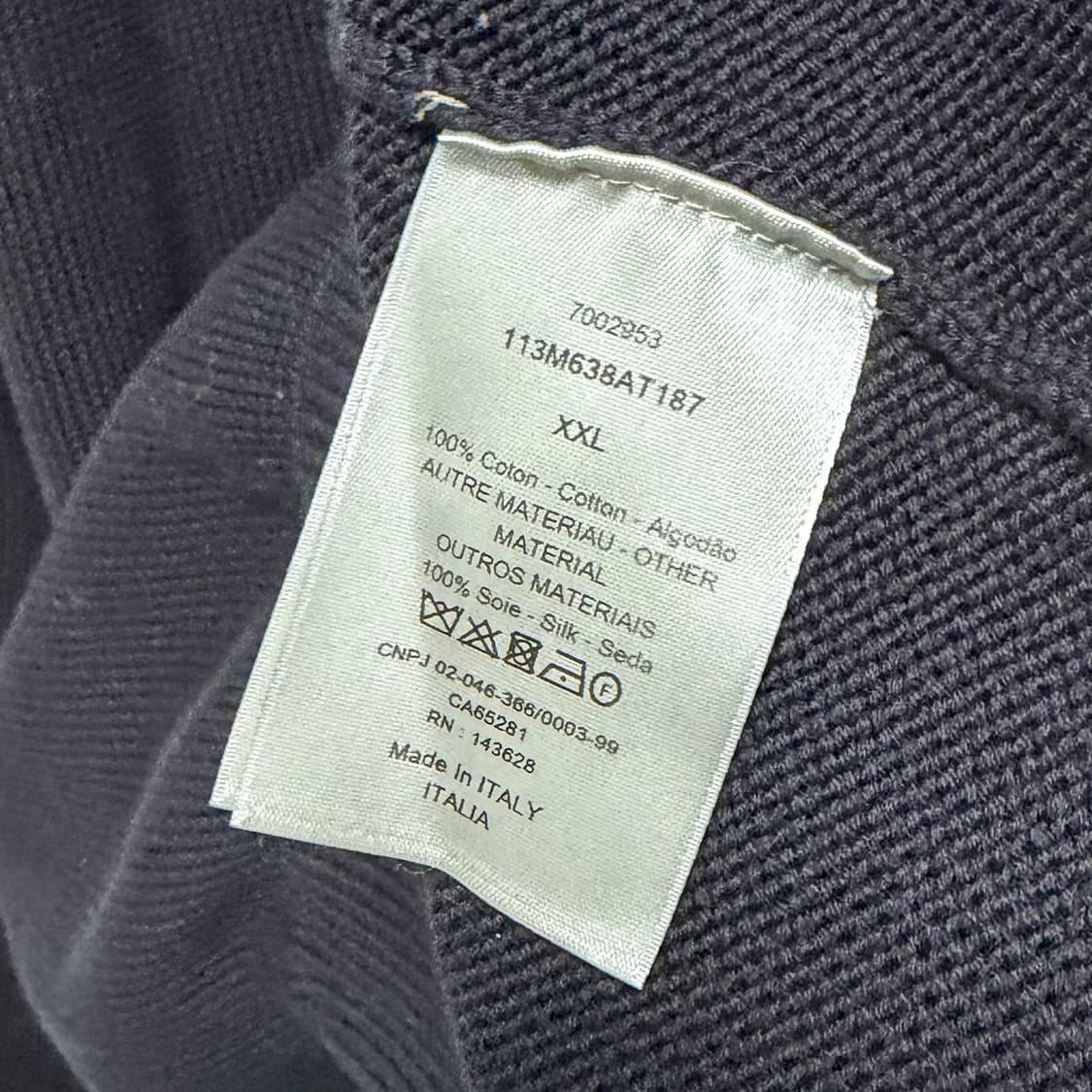 [S+급/2XL] 디올 오블리크 인서트 니트 스웨터 상품이미지6