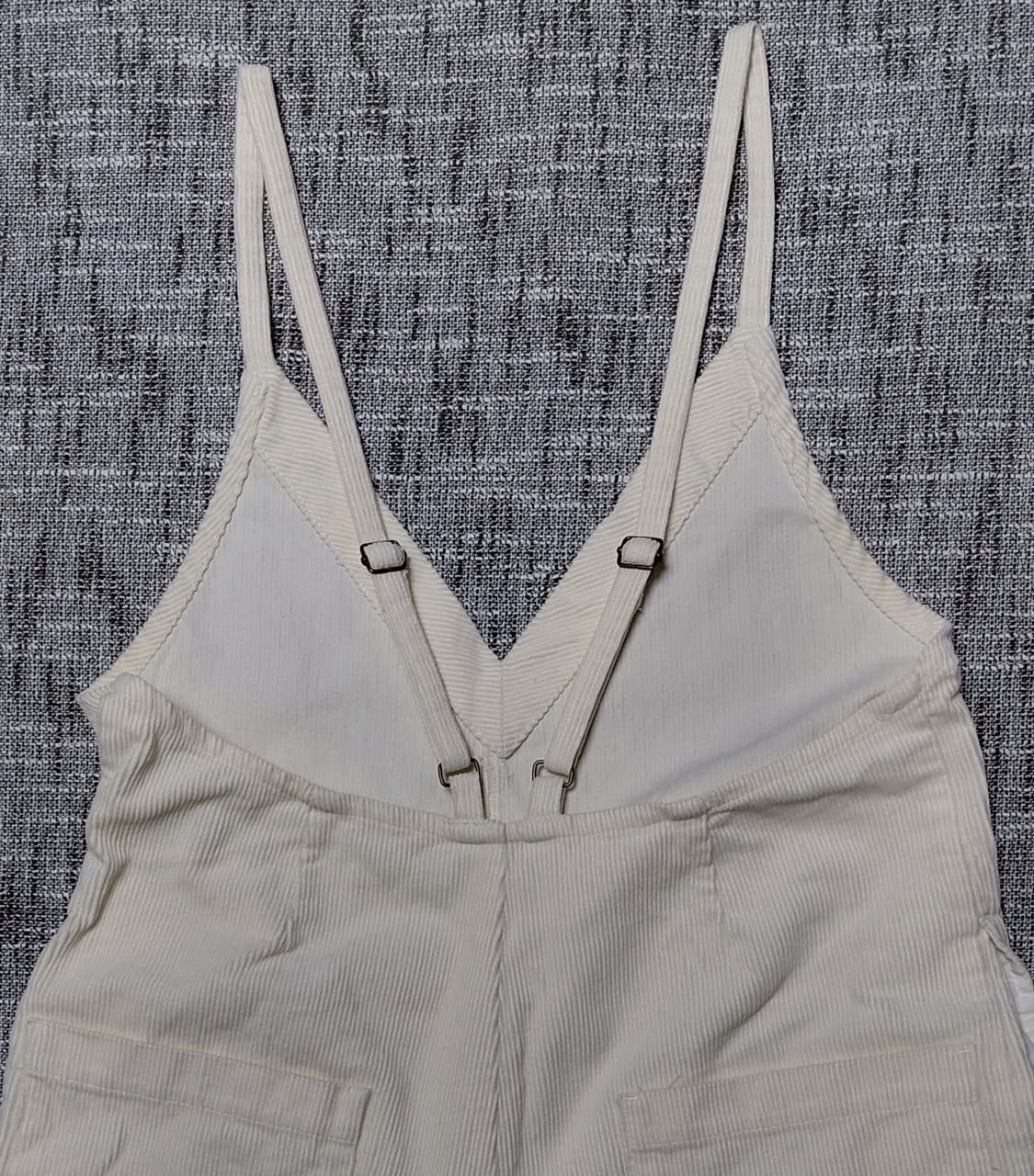 [S] LAKOLE 라콜레 코듀로이 와이드 점프슈트 (아이보리) 상품이미지6