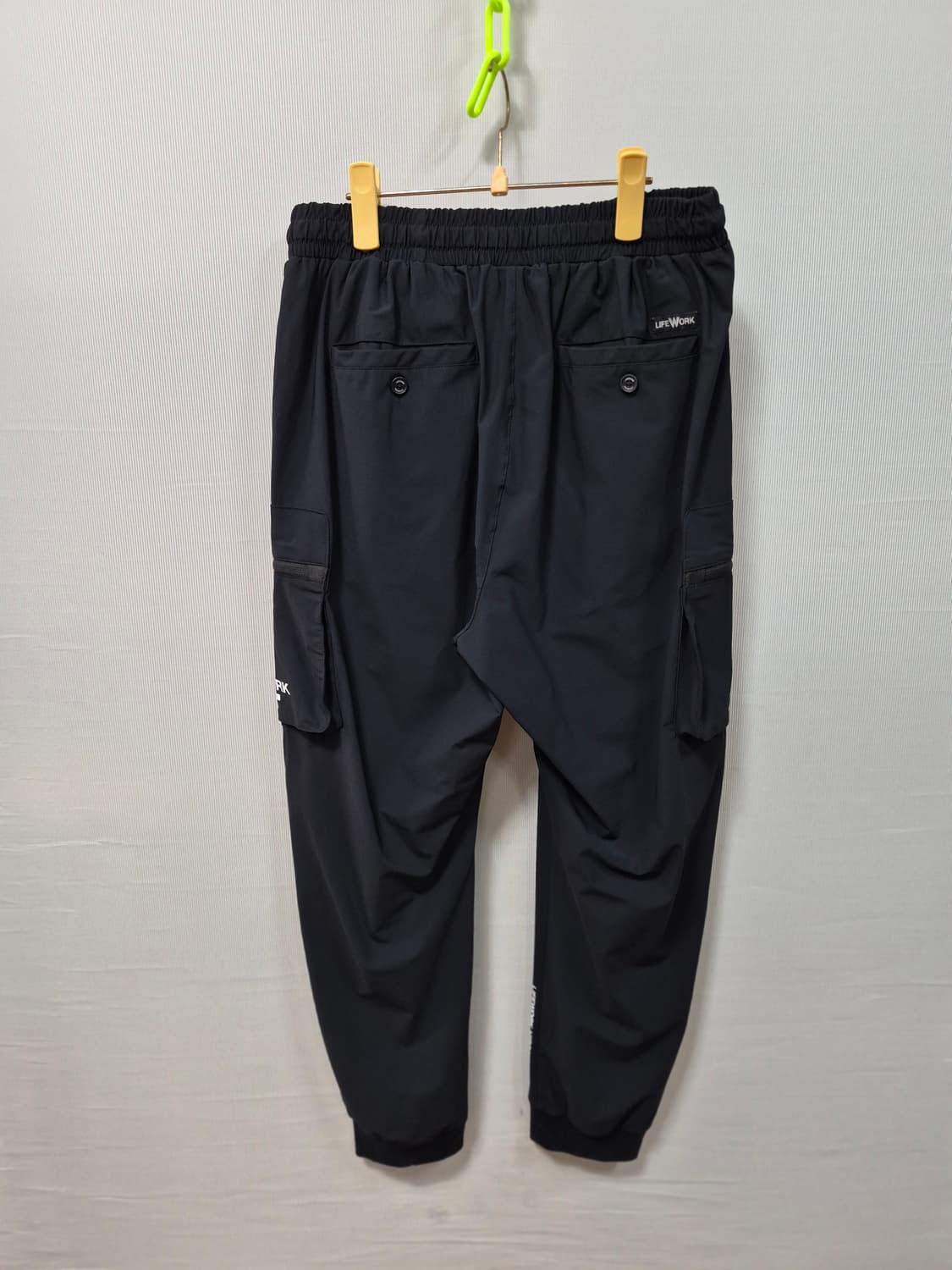 라이프워크 블랙 카고 조거팬츠 남성 34 상품이미지2