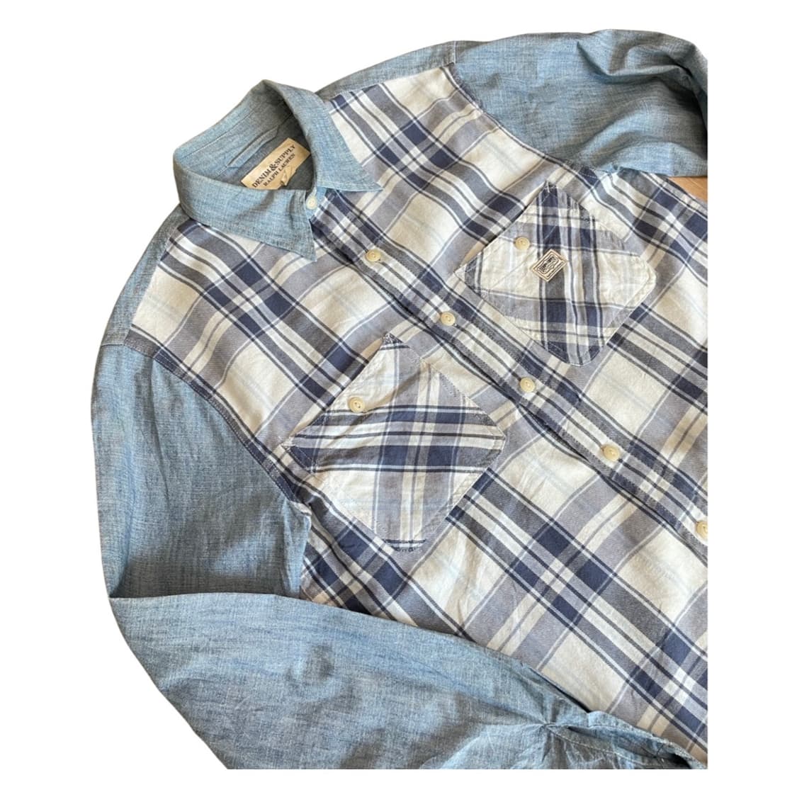 데님 앤 서플라이 체크셔츠  상품이미지2