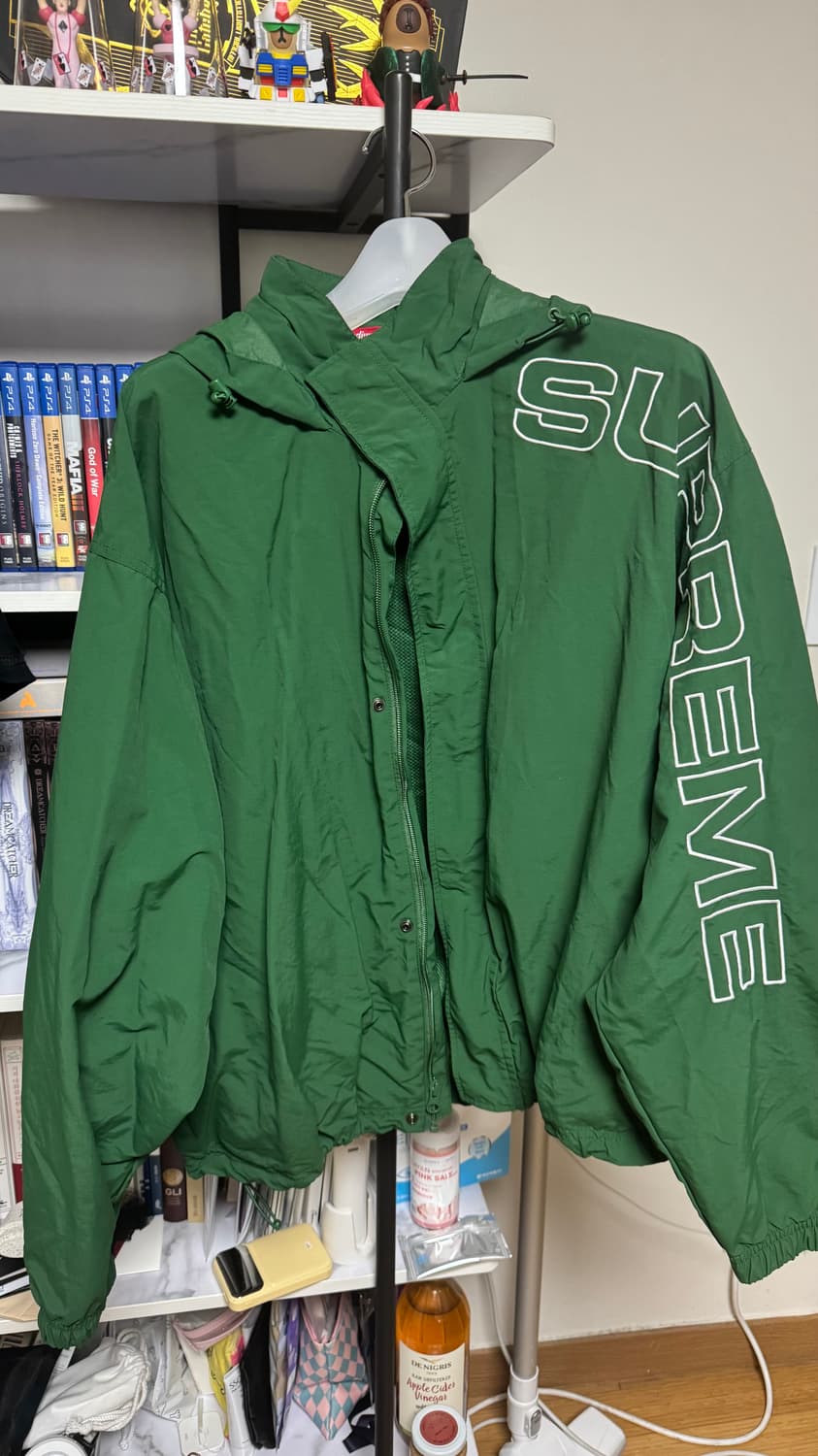 슈프림 24fw 트랙자켓 그린 M사이즈 상품이미지2