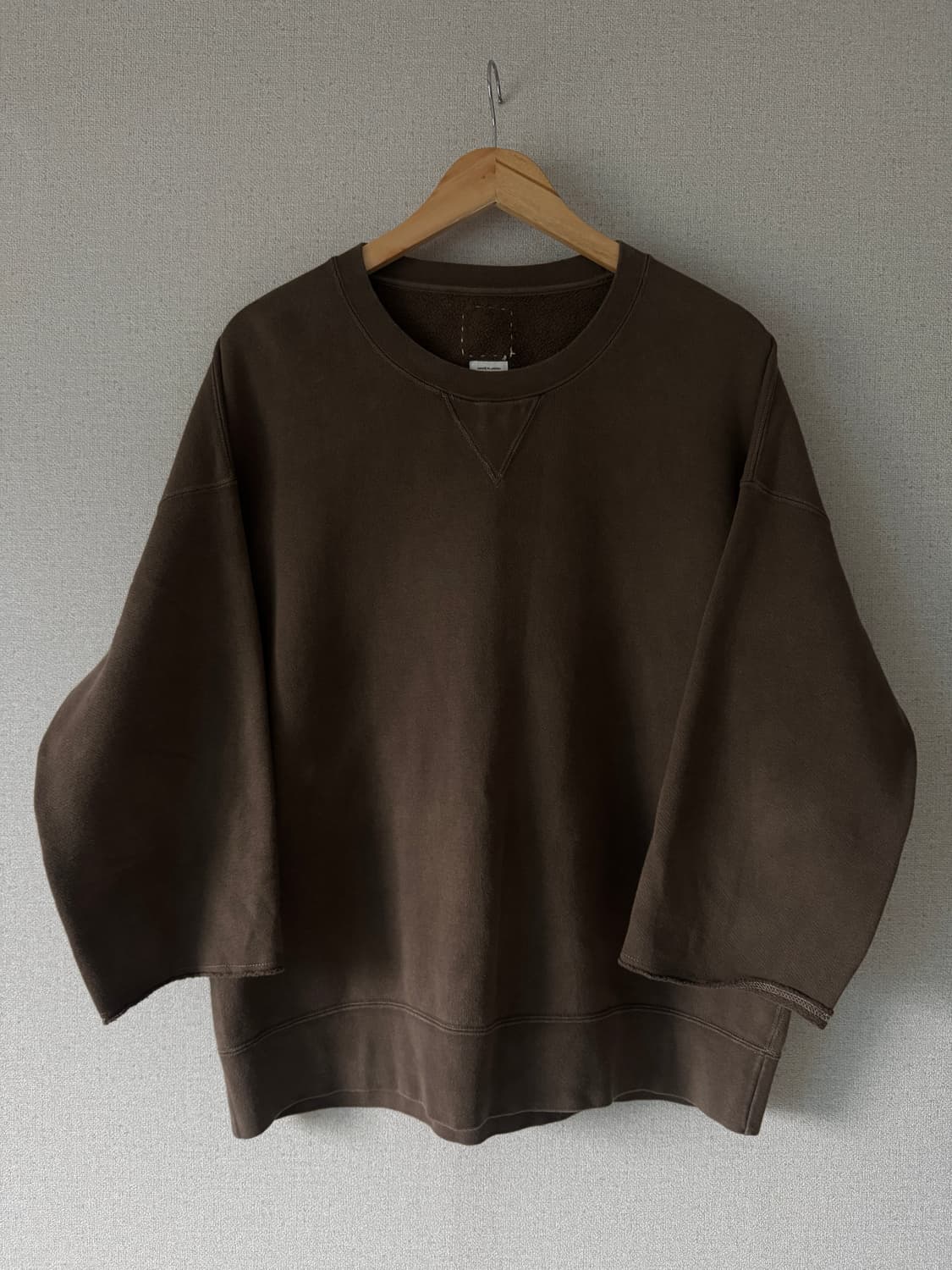 [3]Visvim Jumbo SB Sweat 3/4.mud 상품이미지1