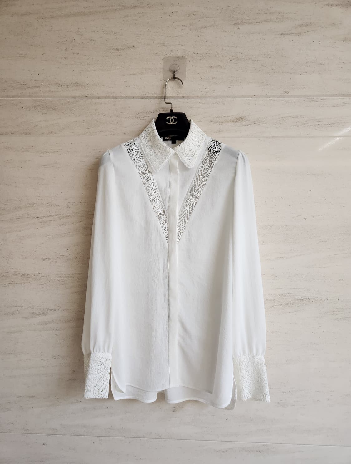 마쥬 레이스카라 블라우스 2사이즈 상품이미지3