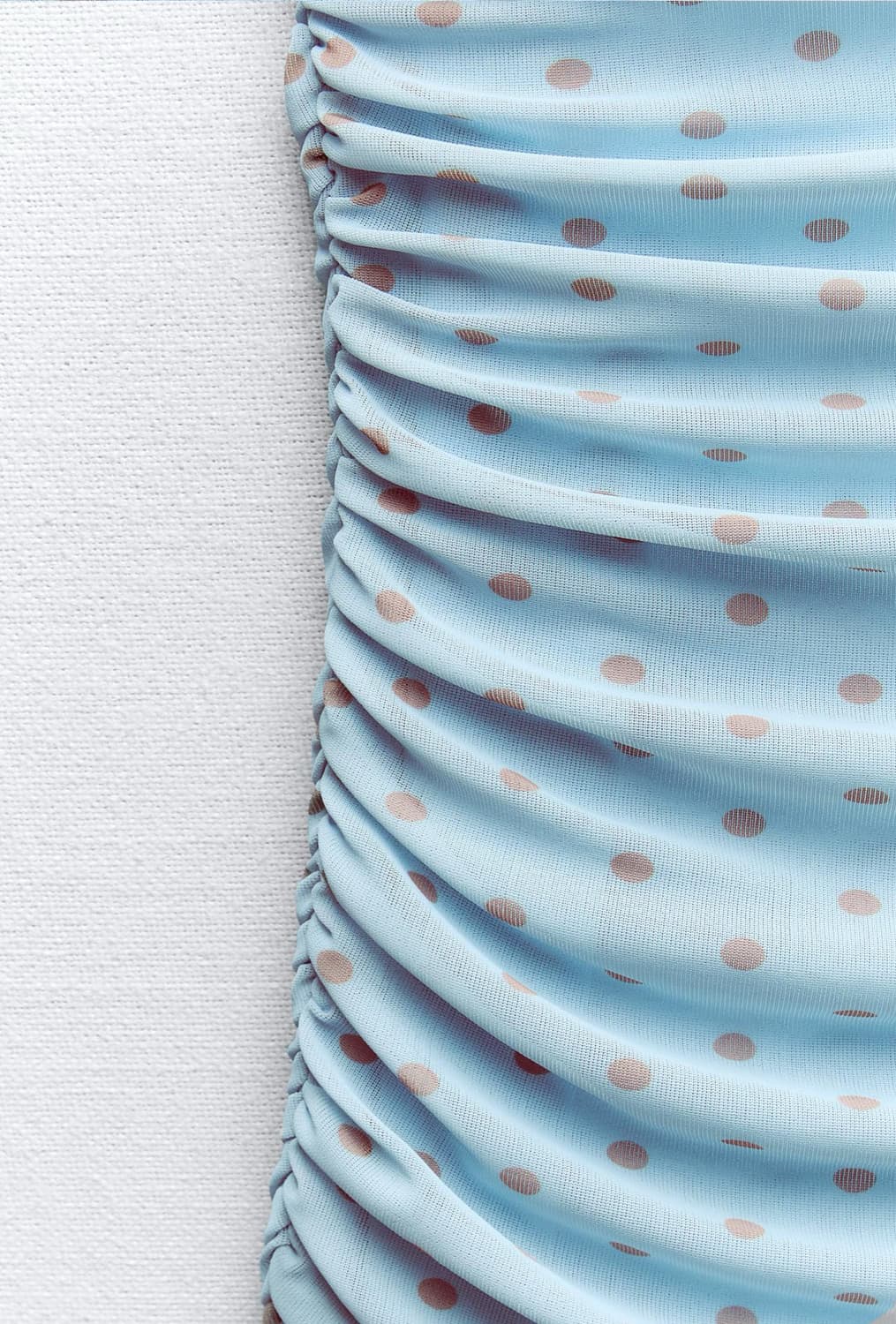 ZARA 자라 폴카도트 셔링 원피스 상품이미지7