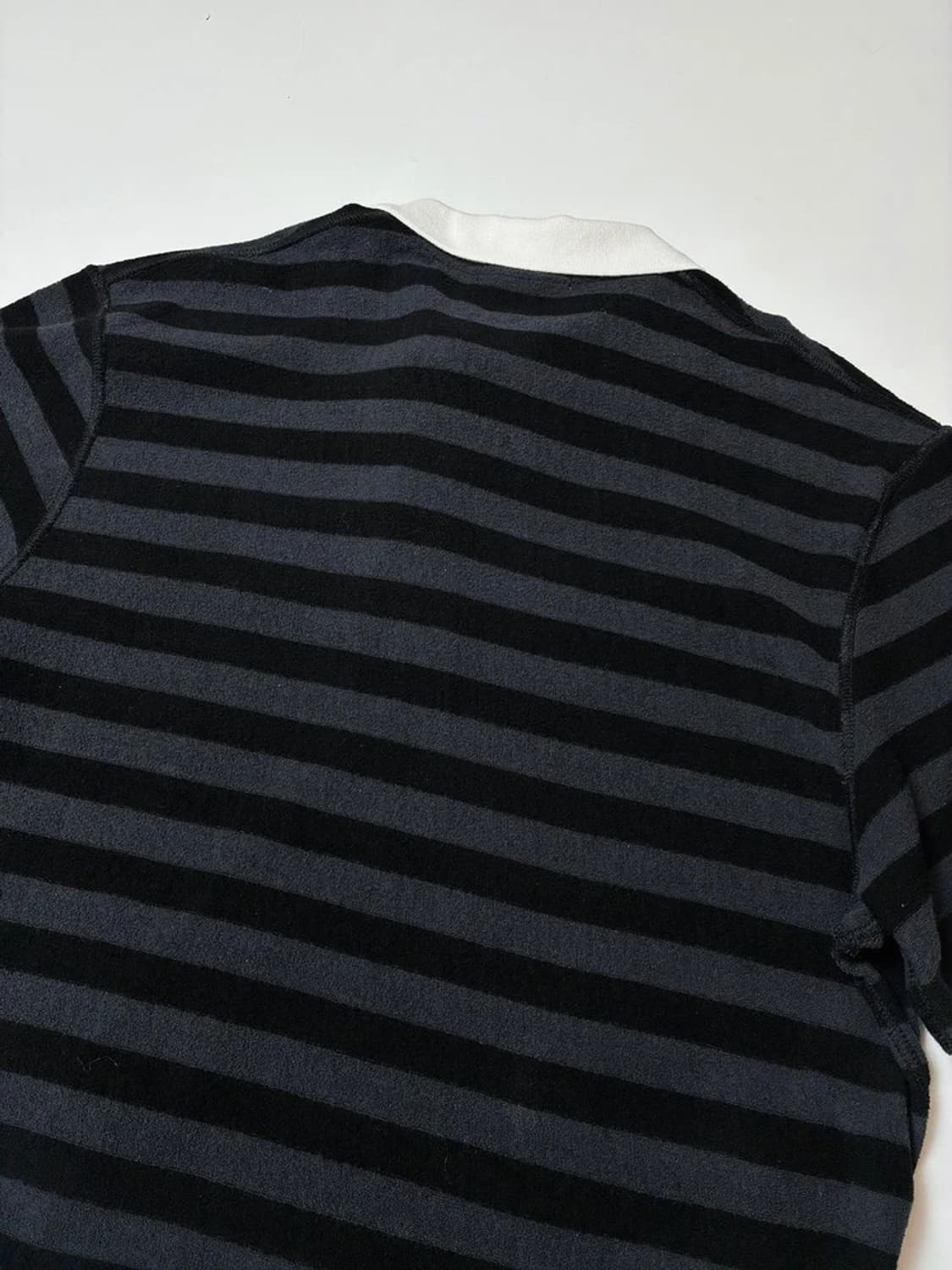 WMM Studios 로고 스트라이프 카라 반팔 티셔츠 PN9696 상품이미지5