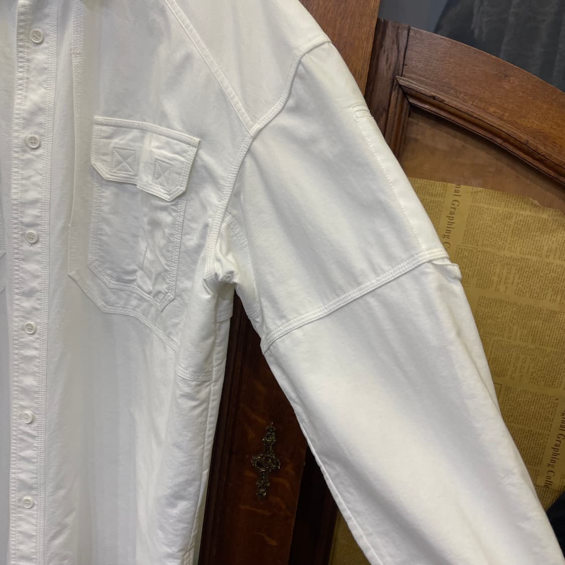 준지 화이트 워크스타일 셔츠 상품이미지5