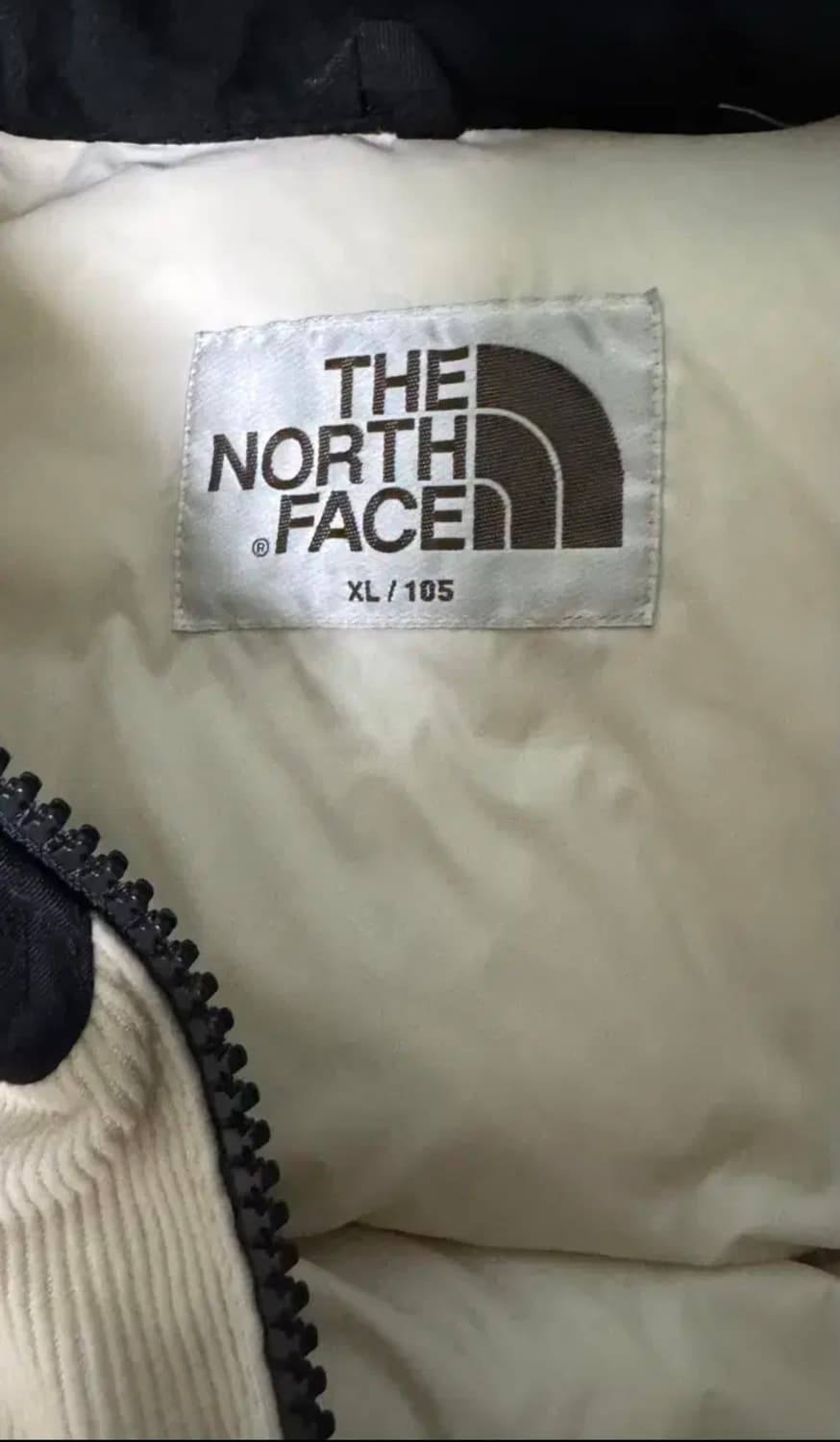 노스페이스 눕시 골지 아이보리 xL 상품이미지3