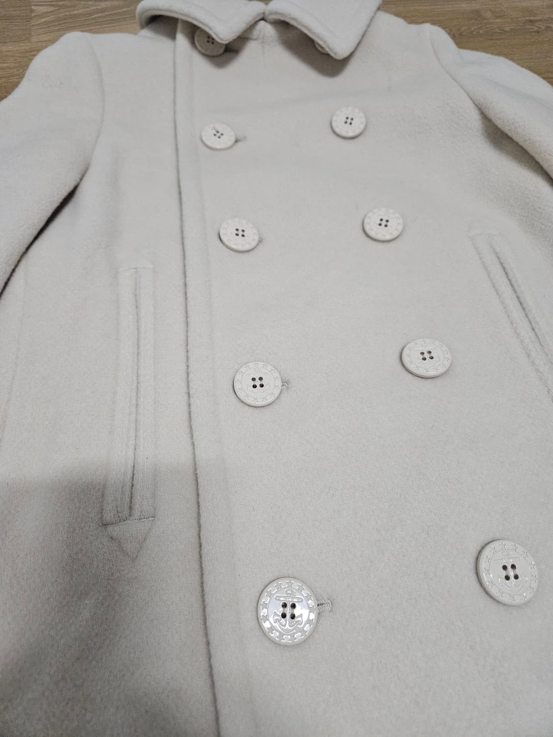 hyke 하이키 울 더블 코트 상품이미지2