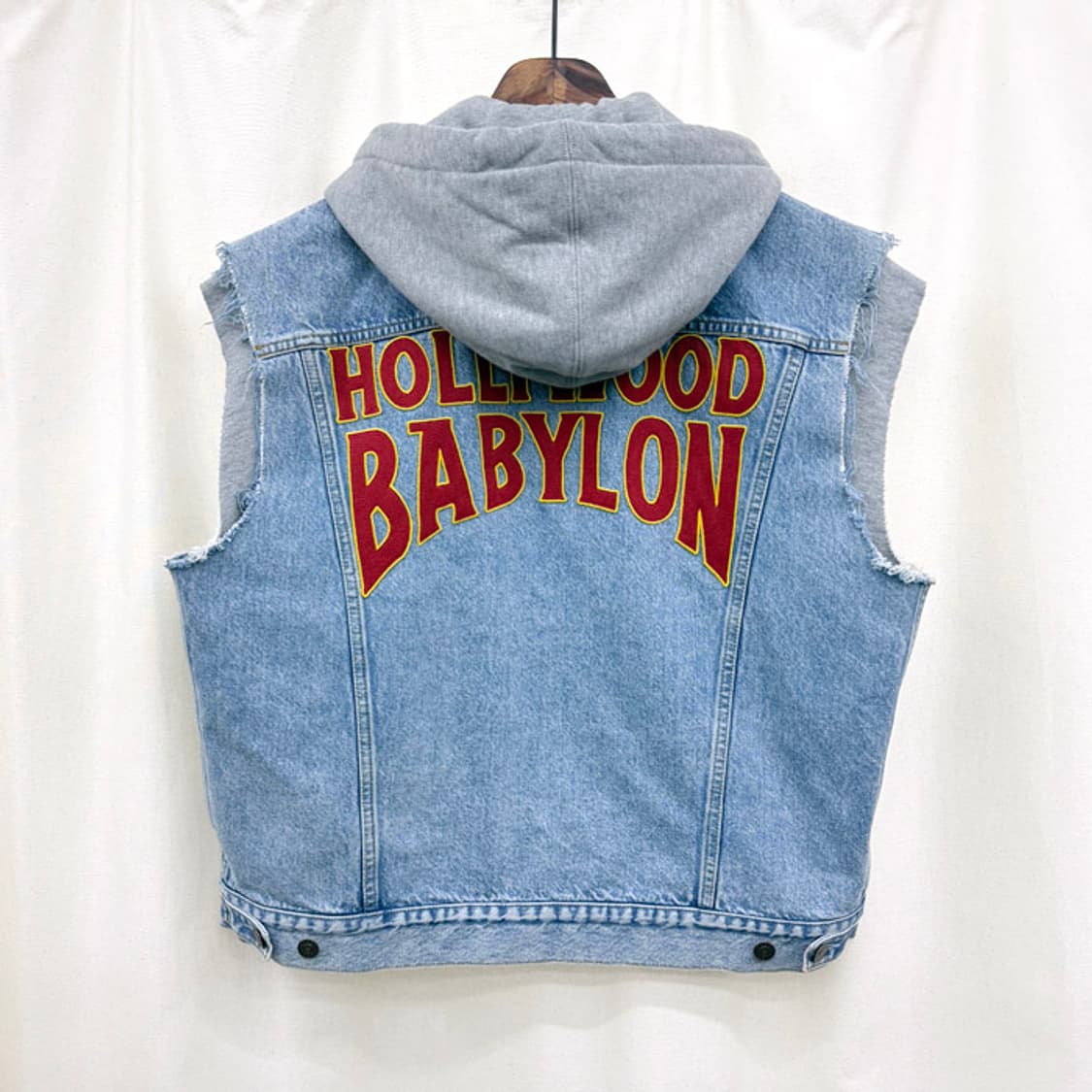 구찌 할리우드 바빌론 데님 후드 베스트 상품이미지5