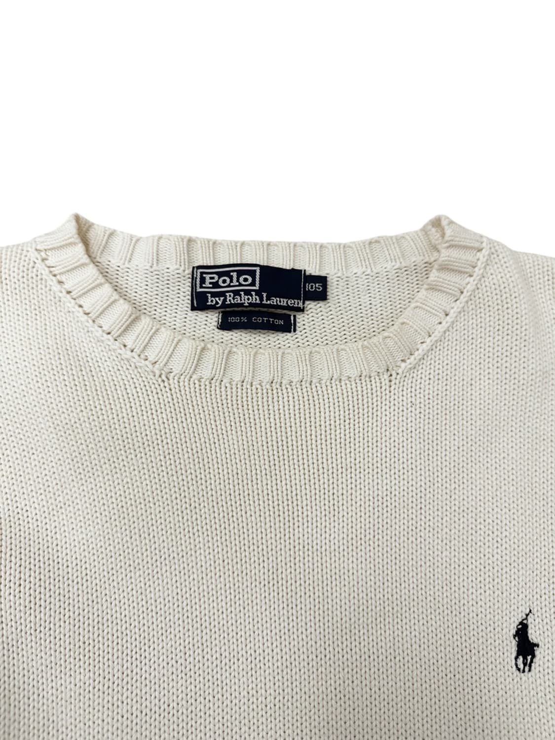 00년대 폴로 니트 아이보리 (XL~2XL) 상품이미지3