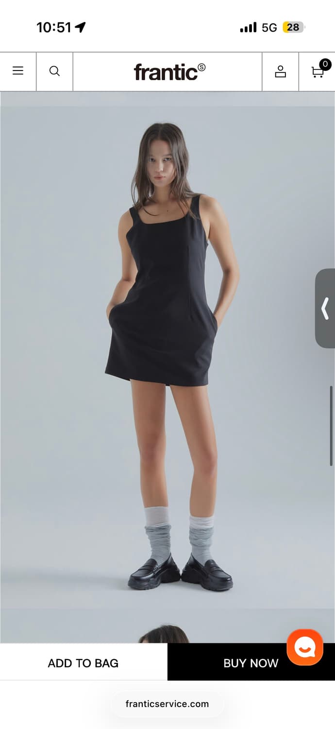 프랜틱서비스  레이어 미니 원피스 상품이미지2