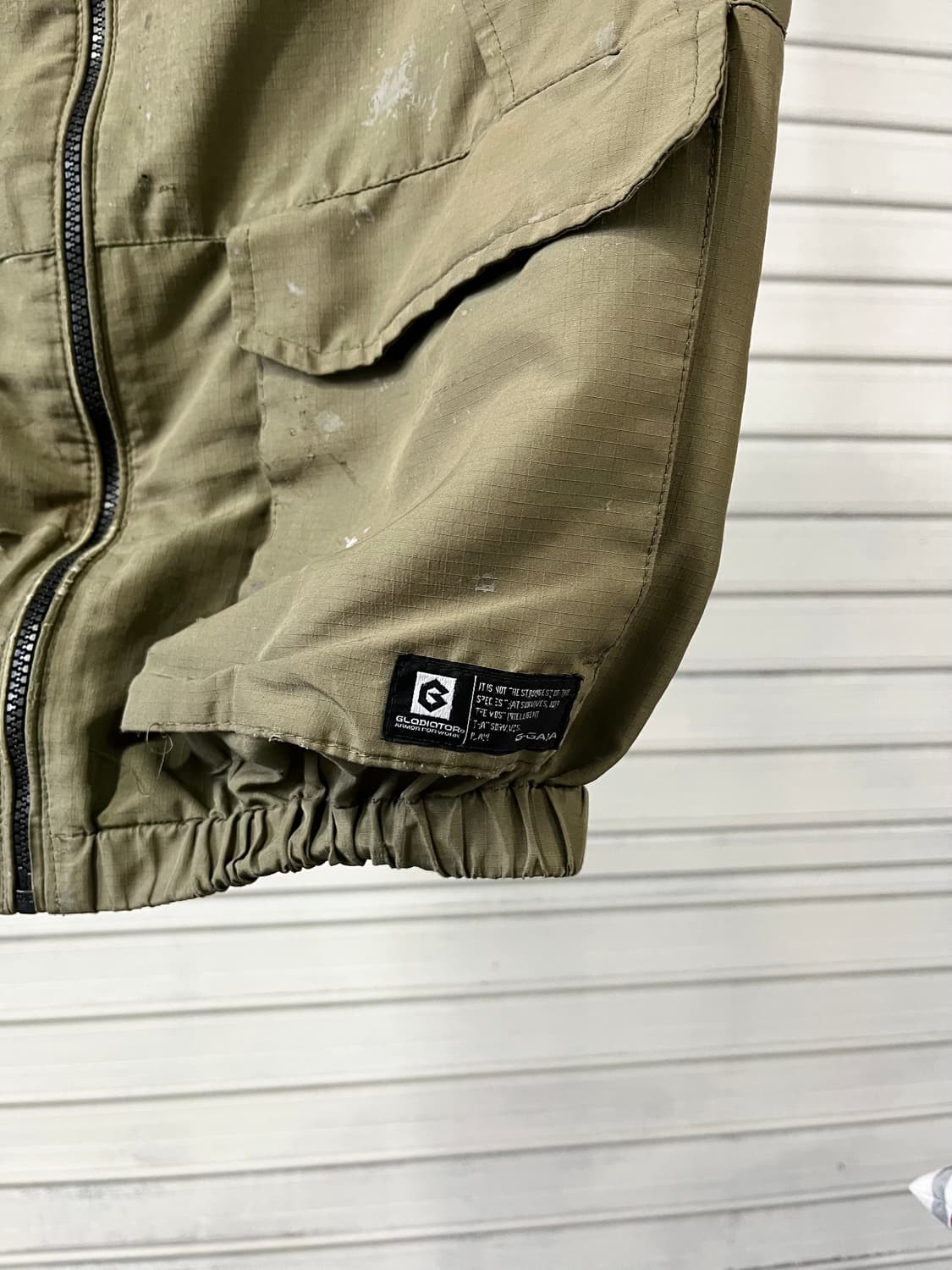 Gladiator hood vest zip up 상품이미지9