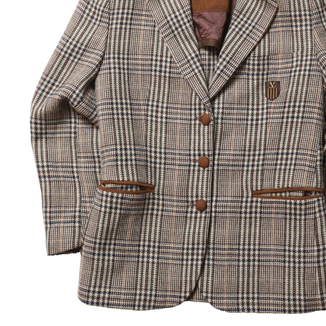 발렌티노 Valentino Check Pattern 3B Blazer 상품이미지3