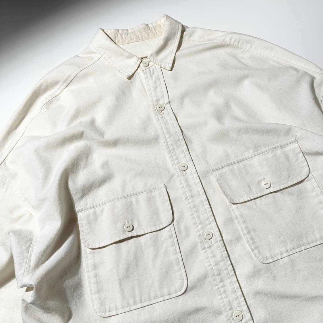 캐피탈 린넨 코튼 Sloppy 셔츠 코트 상품이미지3