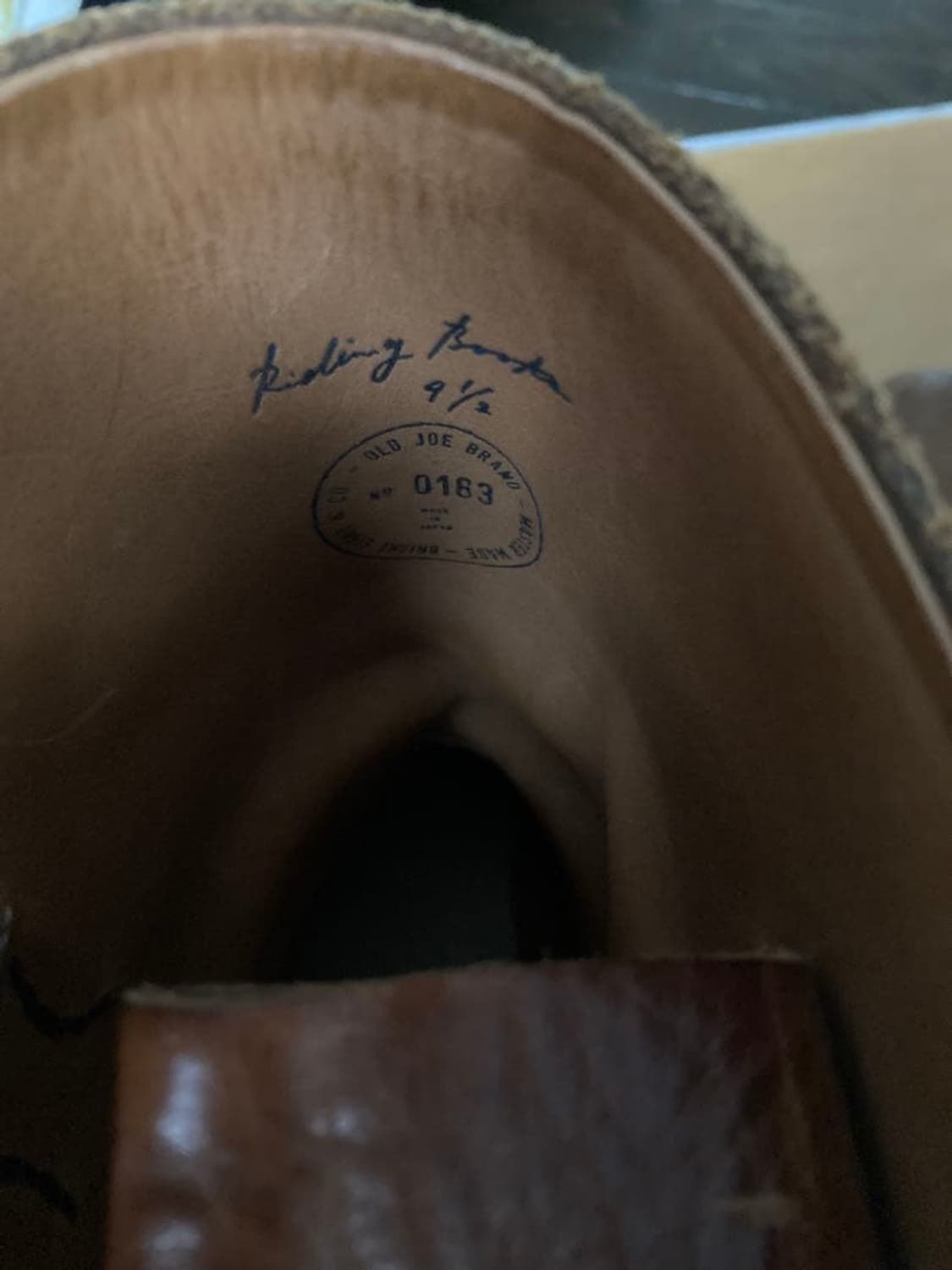 (9.5) 올드조 oldjoe 라이딩 부츠 상품이미지9