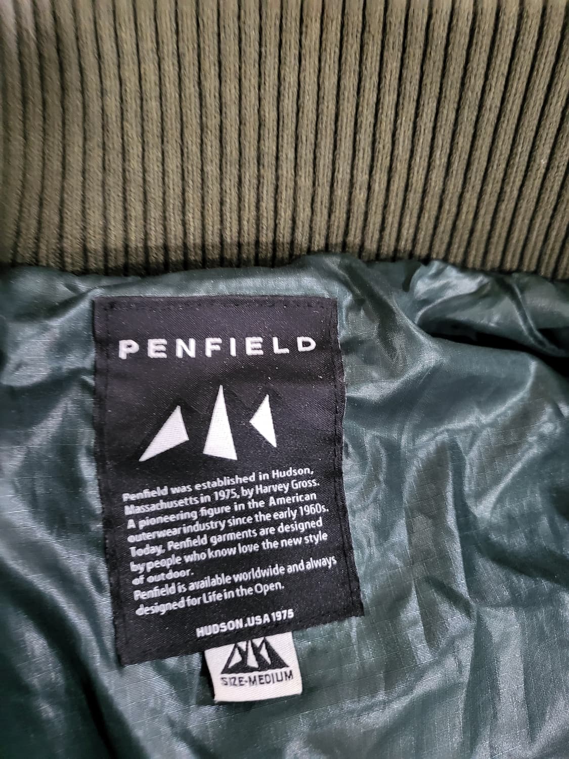 Fenfield 카키 패딩 자켓 상품이미지4