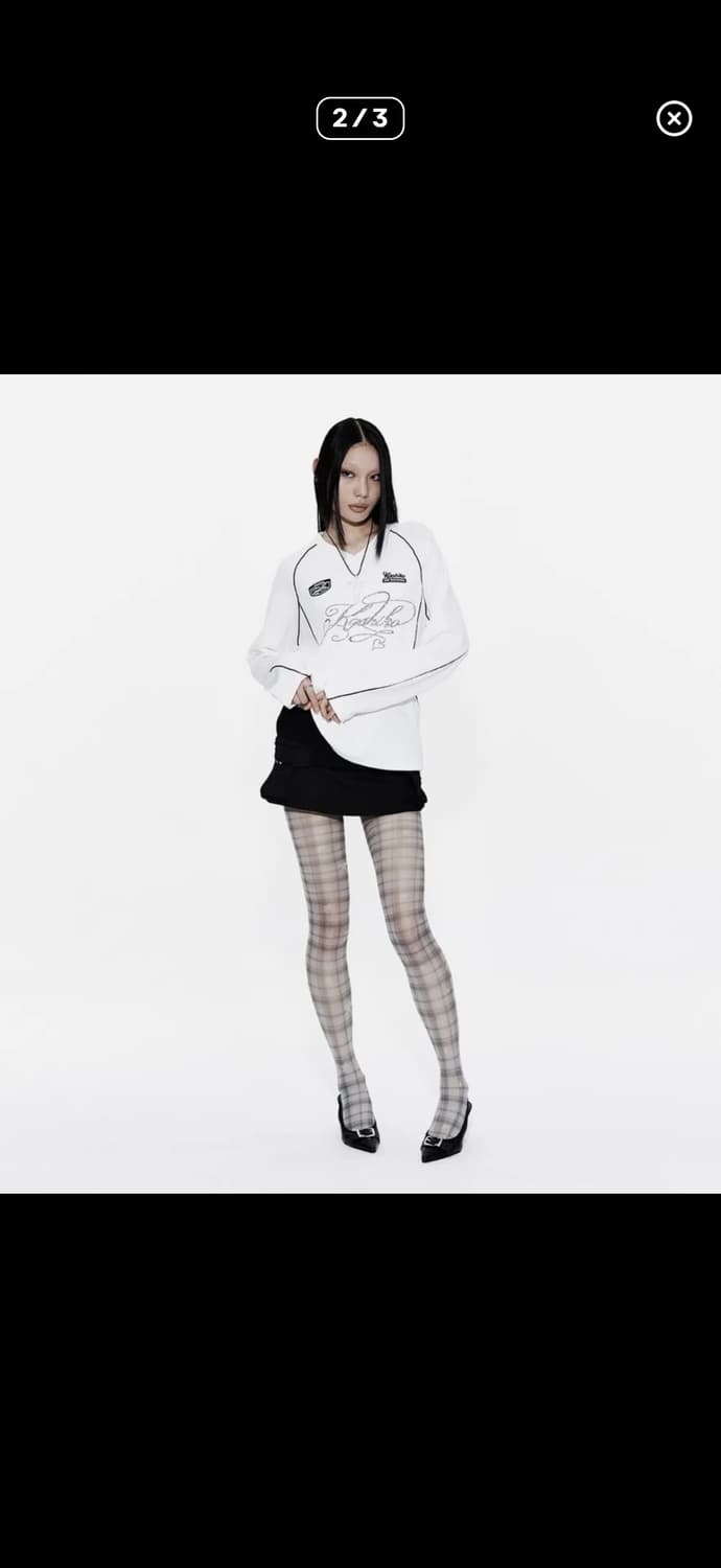 카시코 와플 럭비티 아이보리 M 상품이미지2