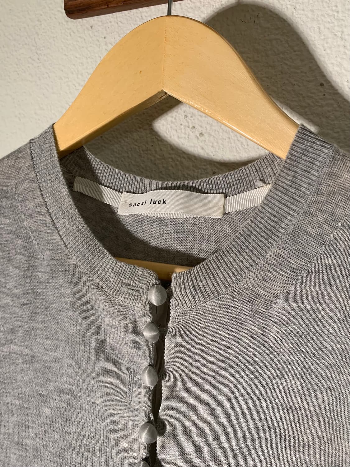 사카이 그레이 프릴 가디건 상품이미지2