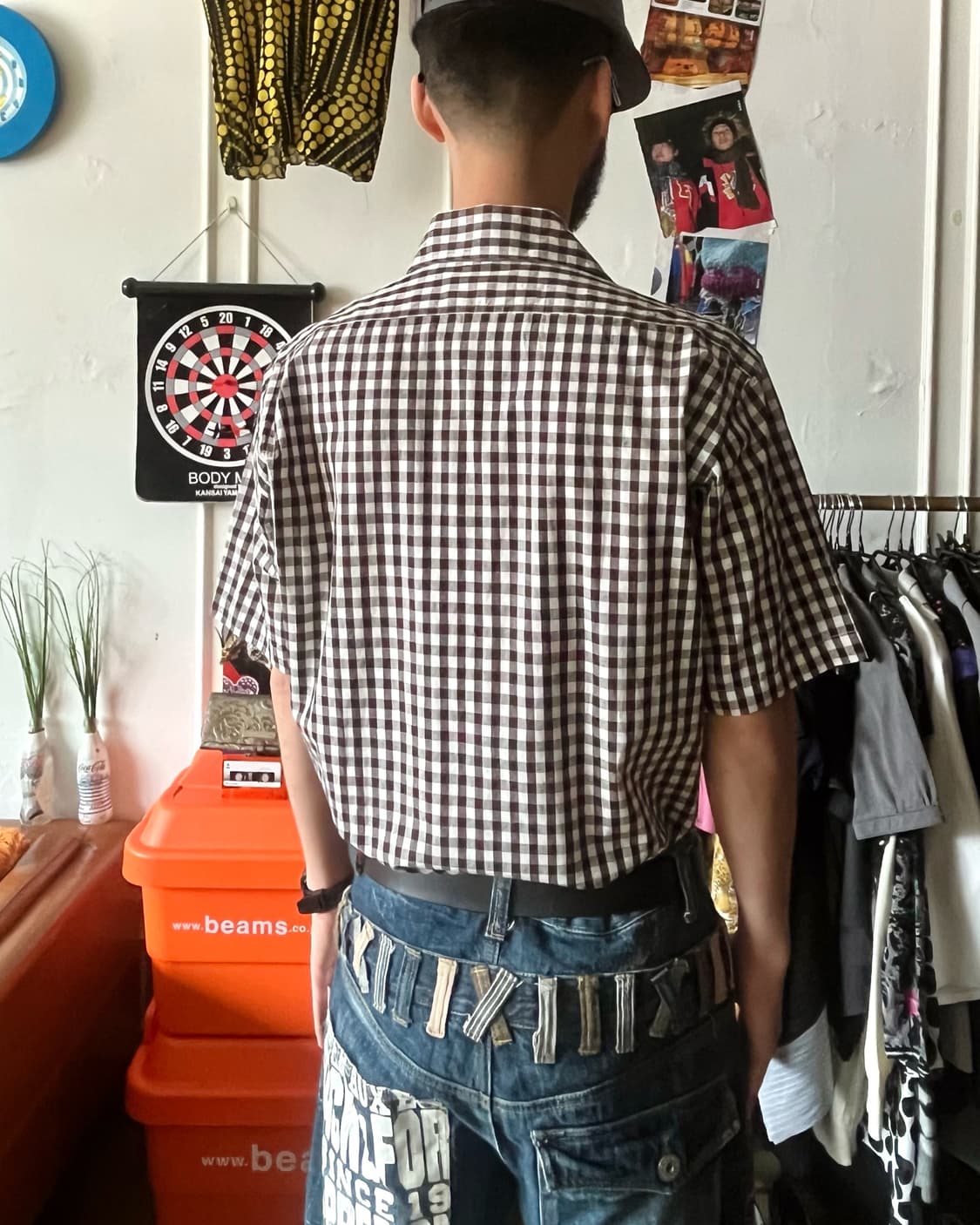 1990s Konishi Yoshiyuki 1/2 Check shirt 상품이미지3