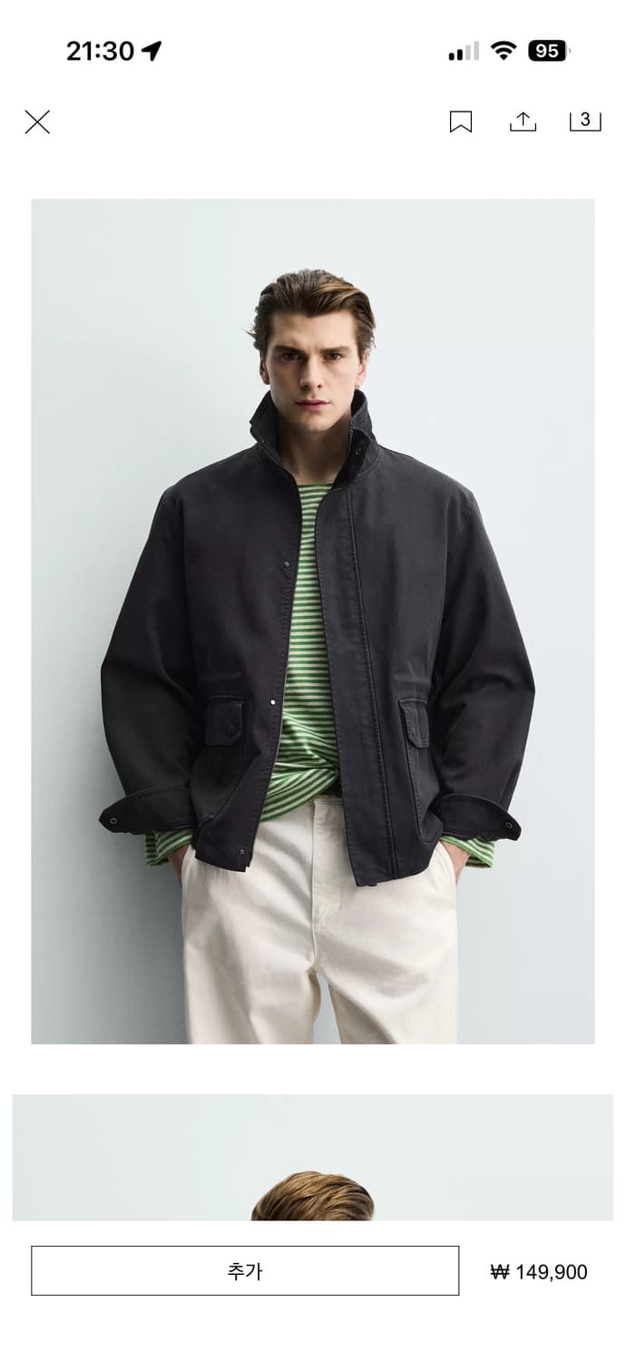 코튼 레귤러핏 파카 상품이미지5