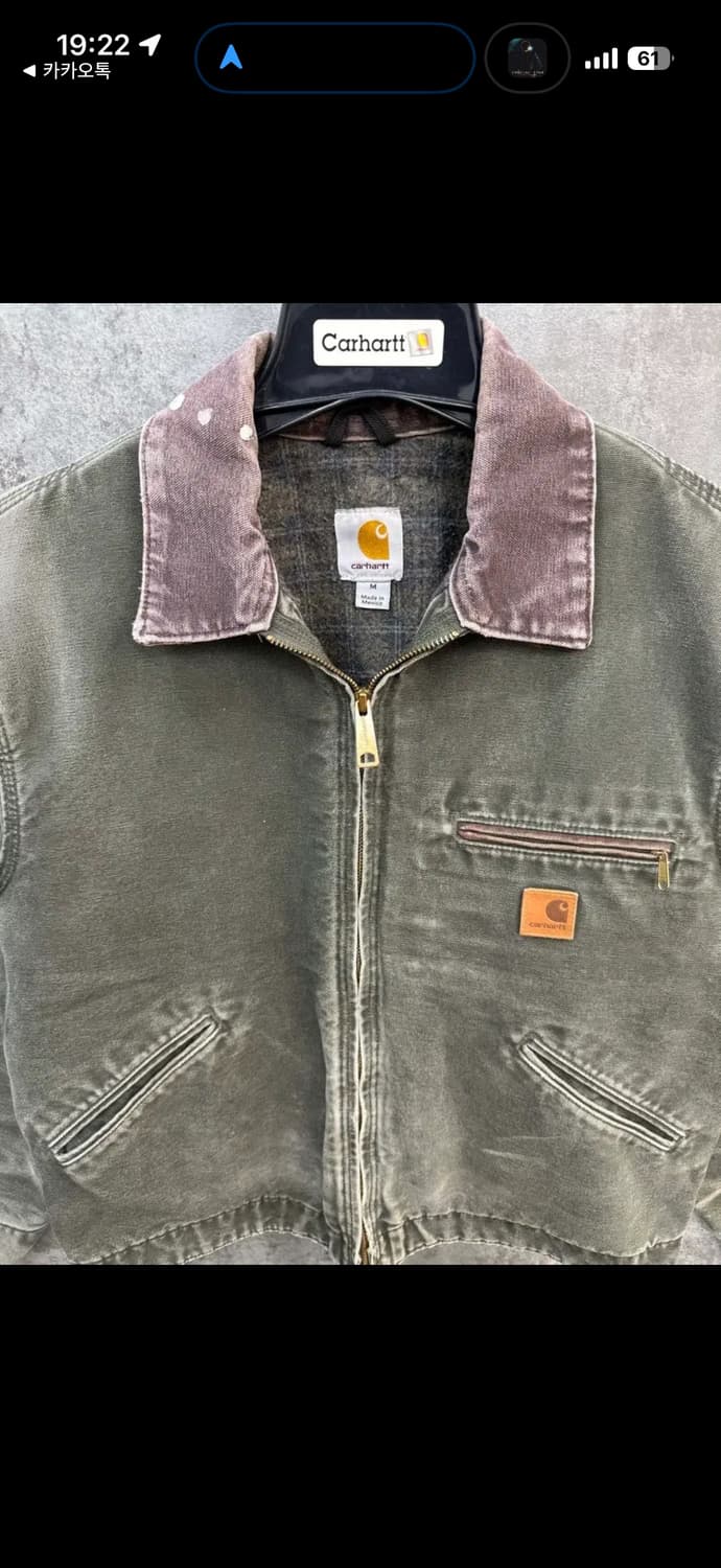 칼하트 j97 디트로이트 모스그린 m 상품이미지2