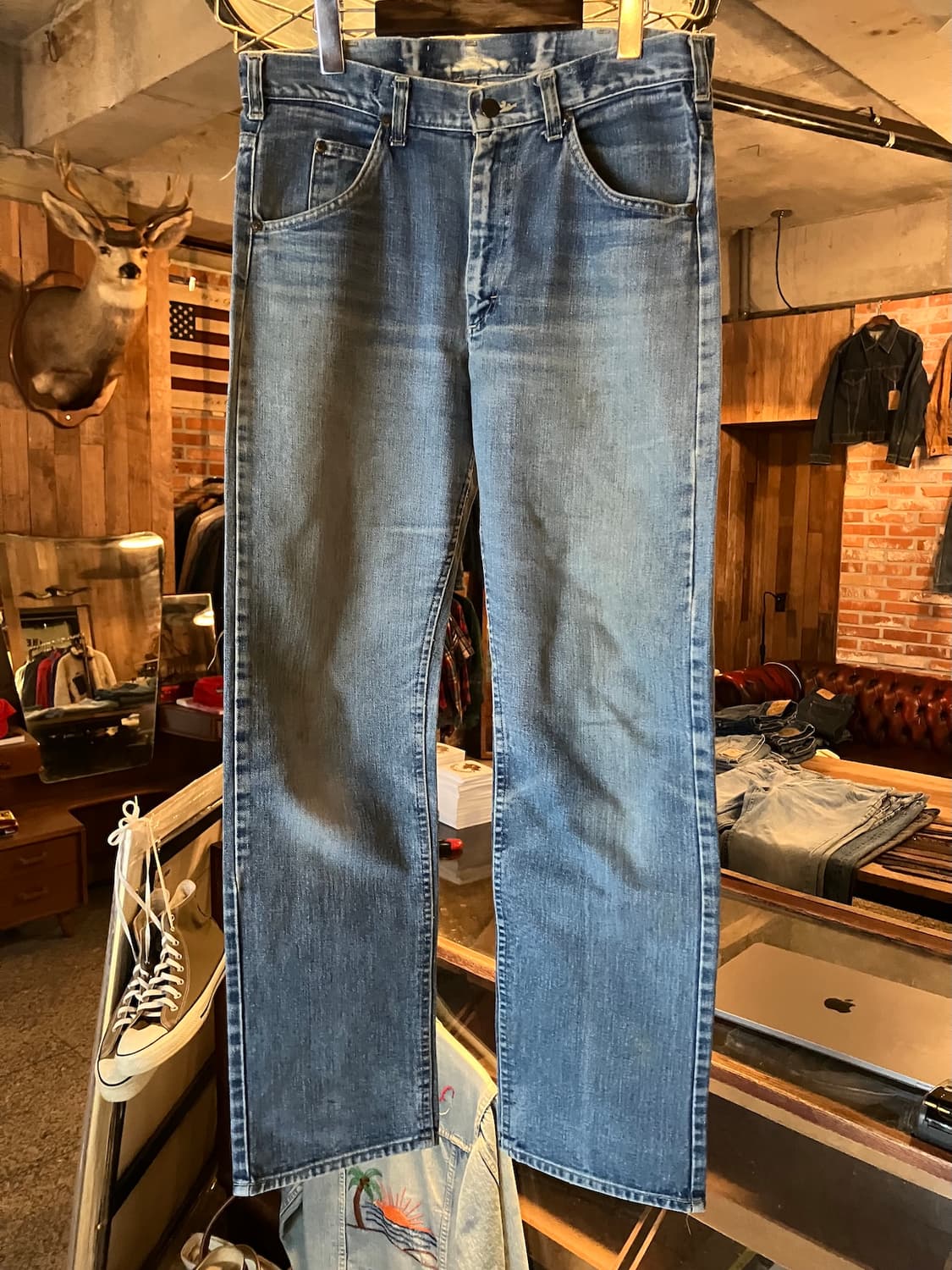 80s USA 빈티지 LEE 리 라이더스 200 데님 팬츠 상품이미지2