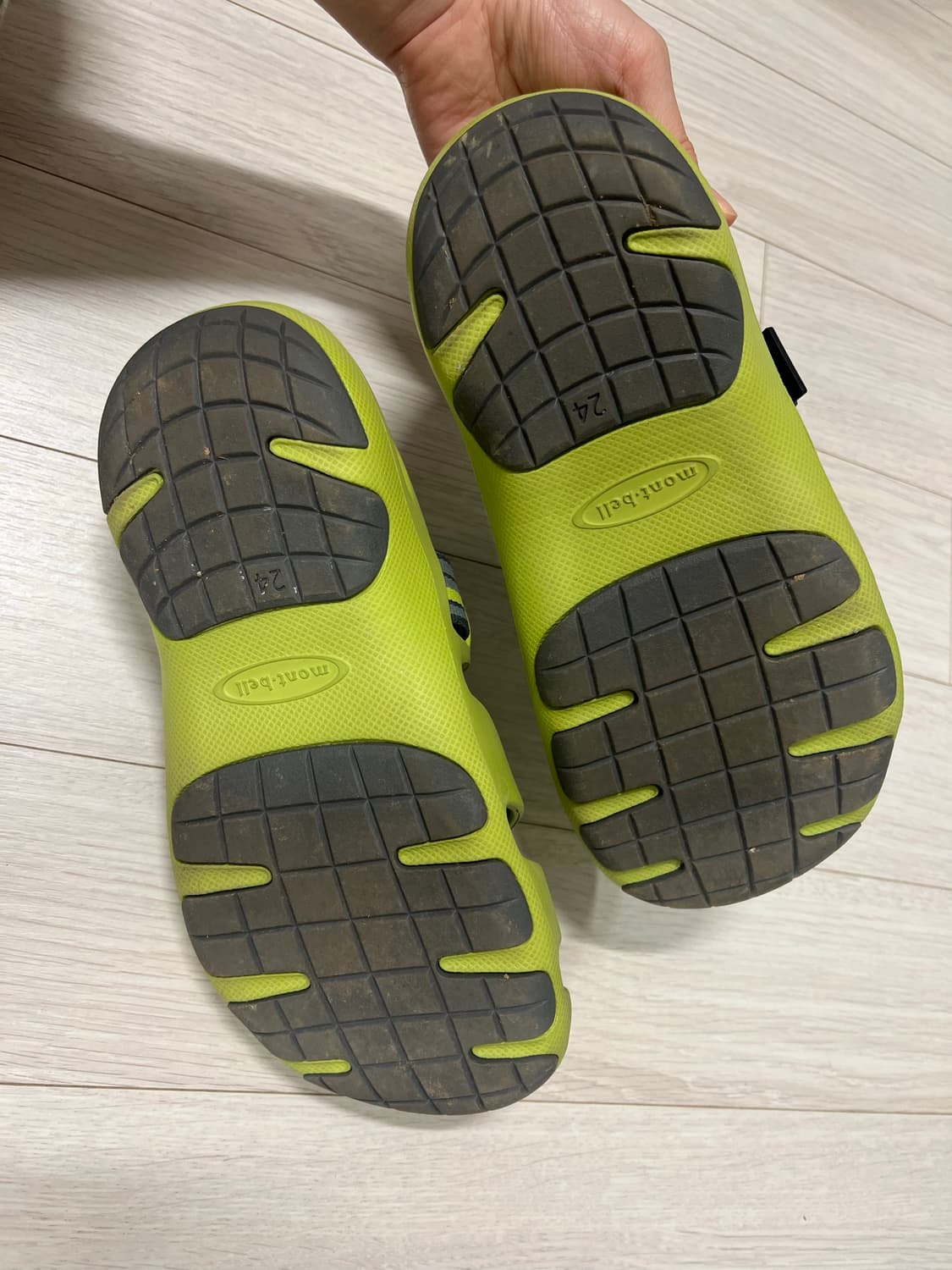 몽벨 캐년 샌들 라임 240 montbell canyon sandals 상품이미지7