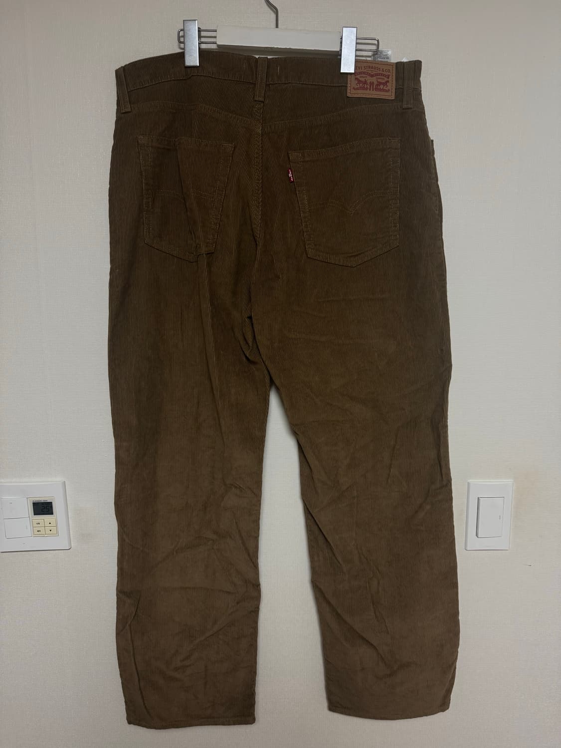 리바이스 코듀로이 브라운 32인치 바지 94 배기진 팬츠 상품이미지2