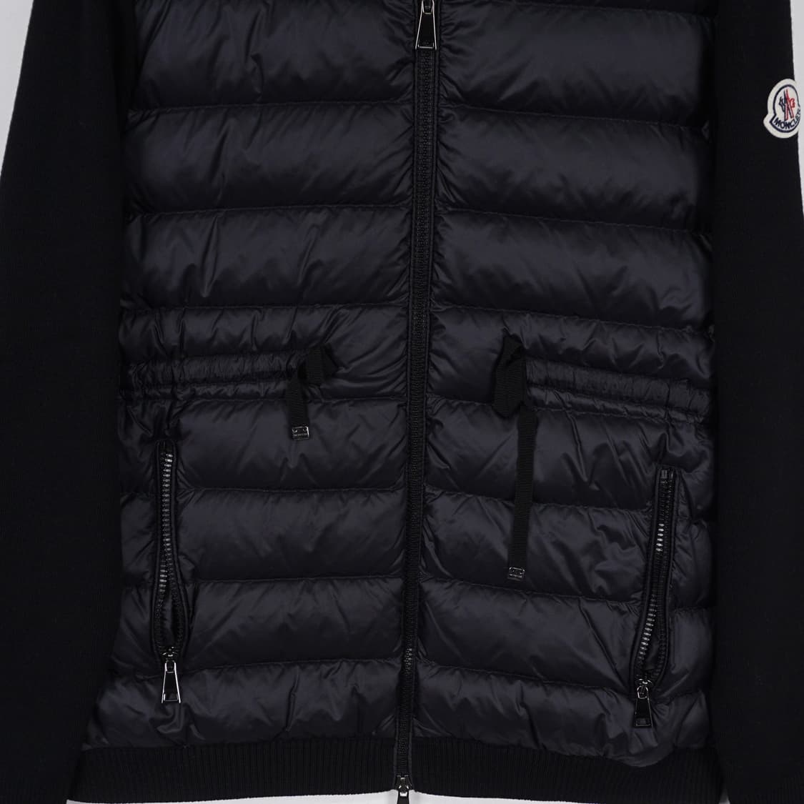 몽클레어 여성 트리콧 패딩 집업 가디건 M 상품이미지3