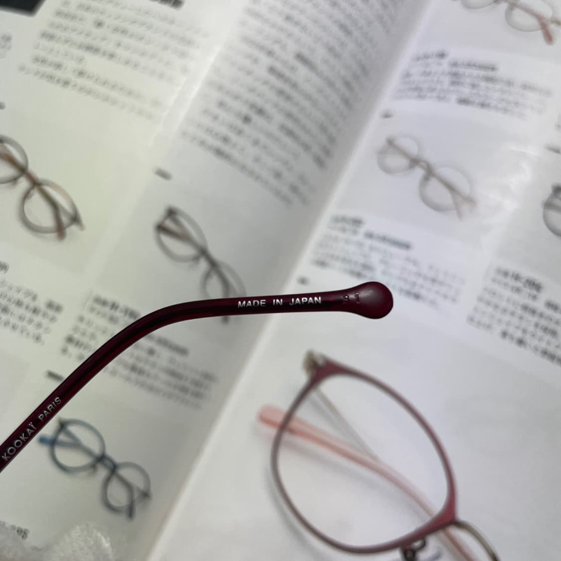 KOOKAI 쿠카이 버건디 티타늄 일본 안경 상품이미지7