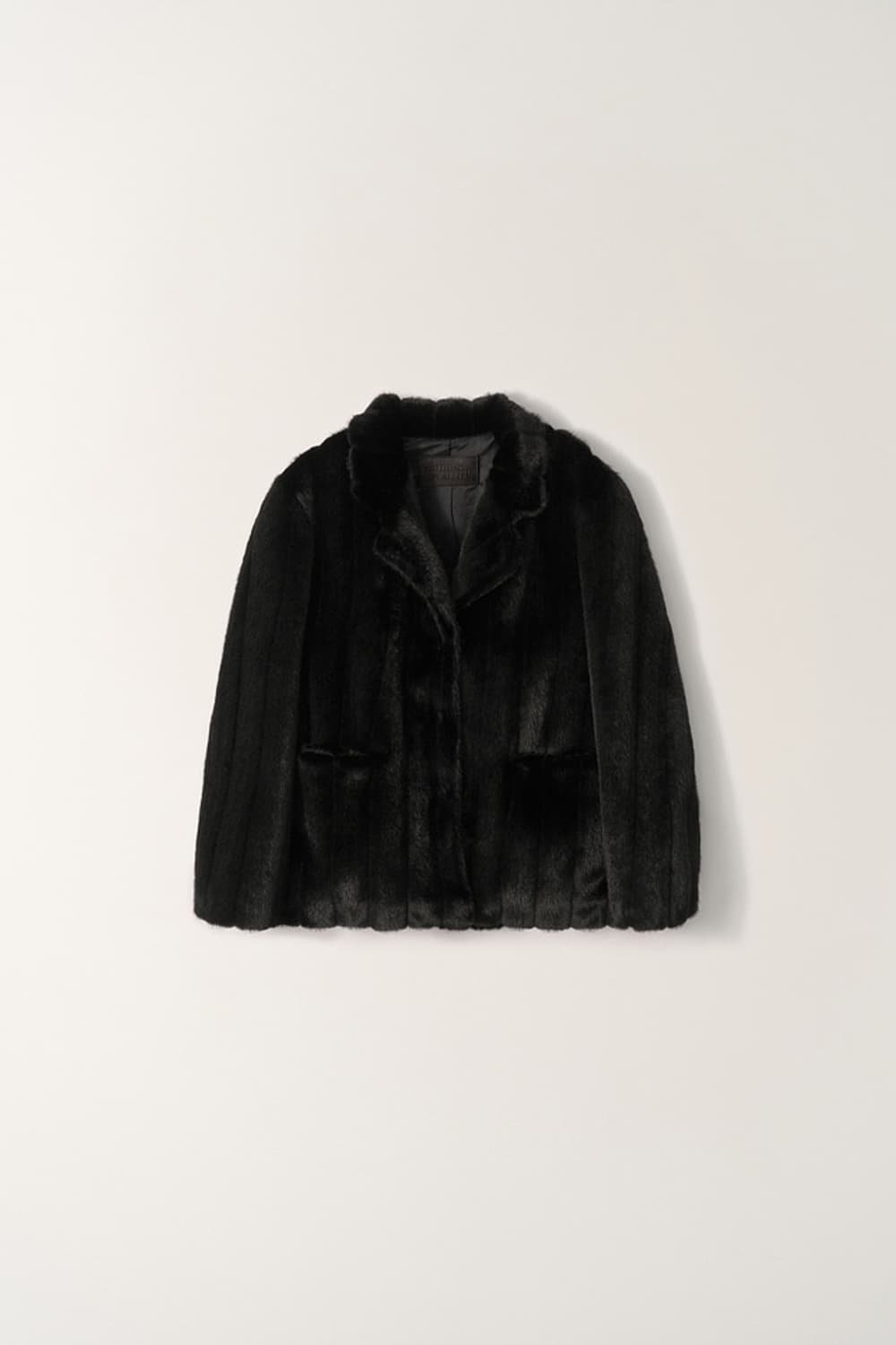 낫띵리튼 퍼 자켓 블랙 새상품 nothingwritten 상품이미지3