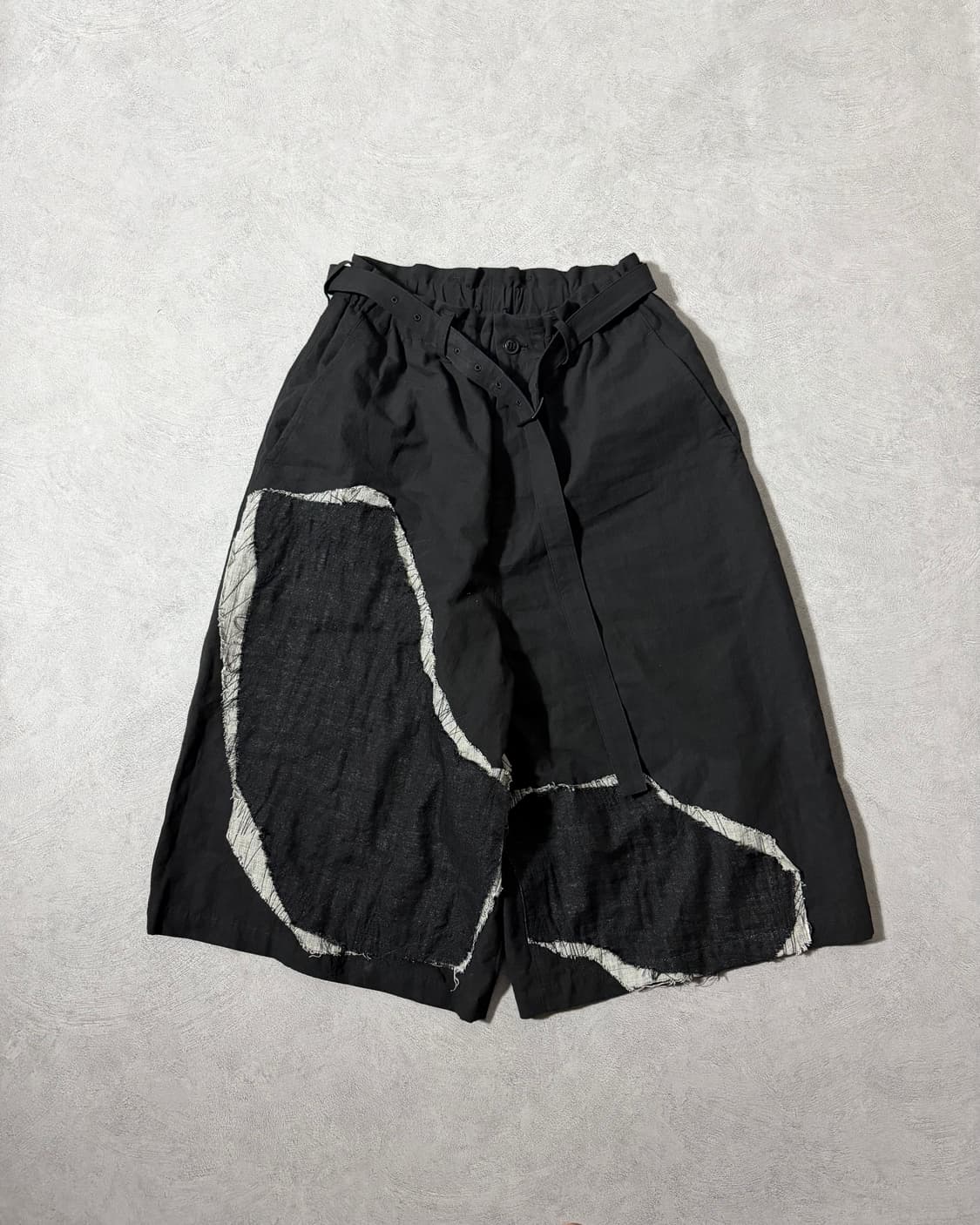 Y’s Yohji Yamamoto ArtPatch Hakama short 상품이미지1