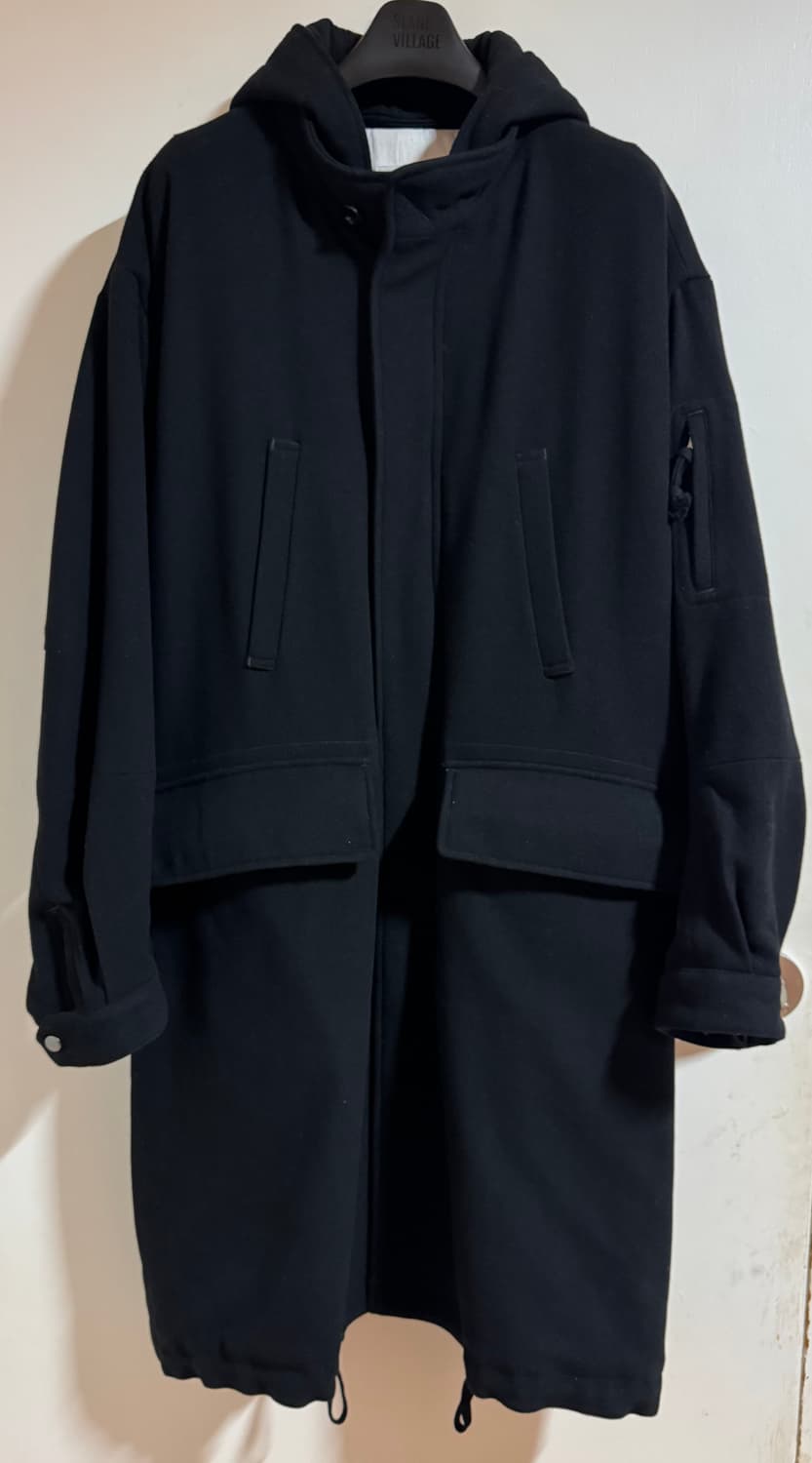 4) 폴리테루 울 모즈 코트 패디드 라이닝 울모즈 m65 상품이미지3