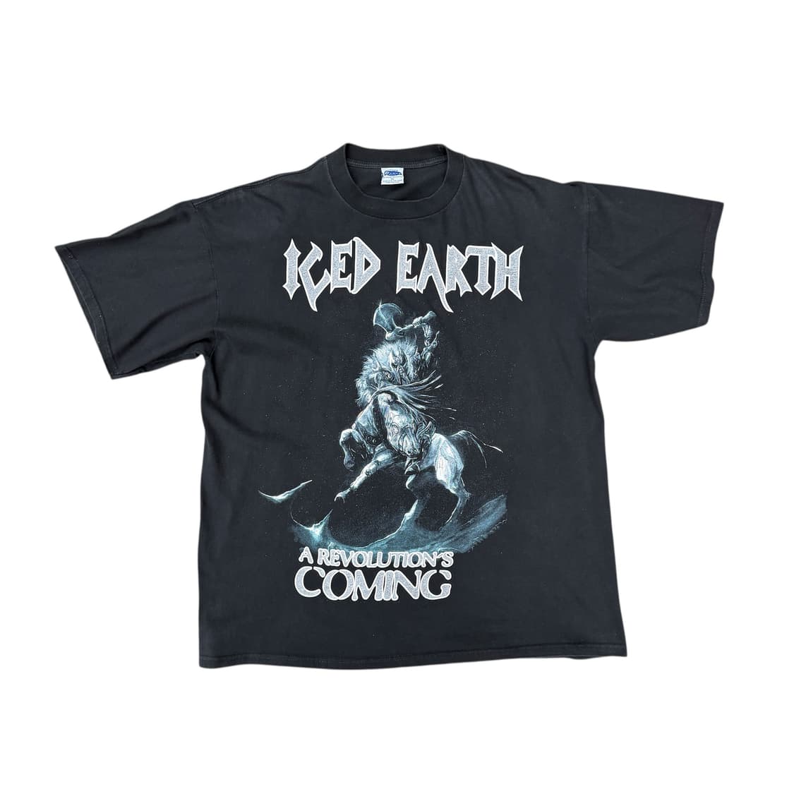 빈티지 00s Iced Earth Fuck Poster 밴드 티셔츠 상품이미지1