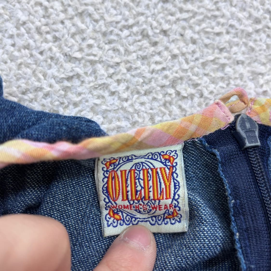 90-102-165 오일리 데님 원피스 0414E 상품이미지3