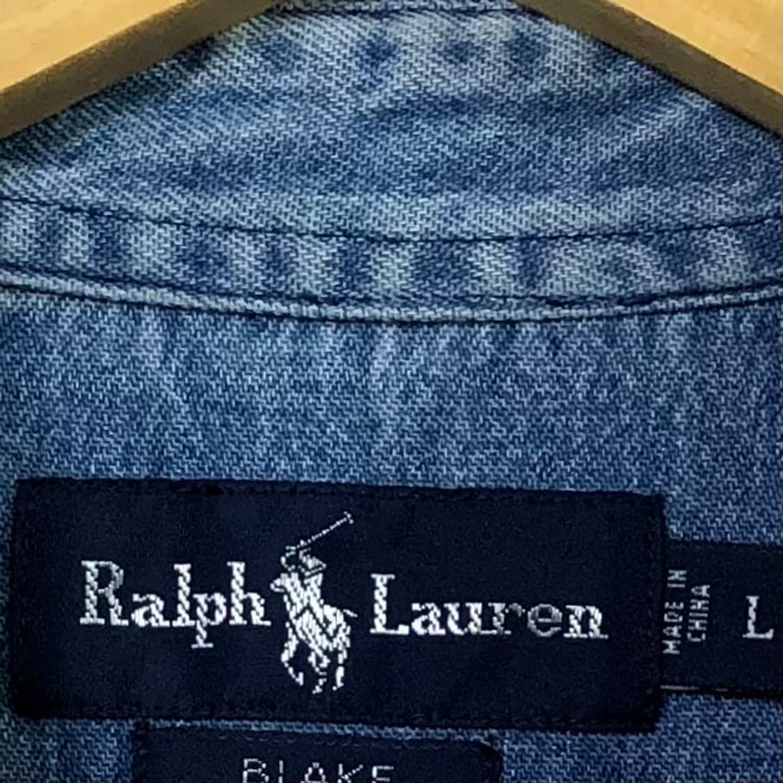 XL 폴로 데님 셔츠 상품이미지3