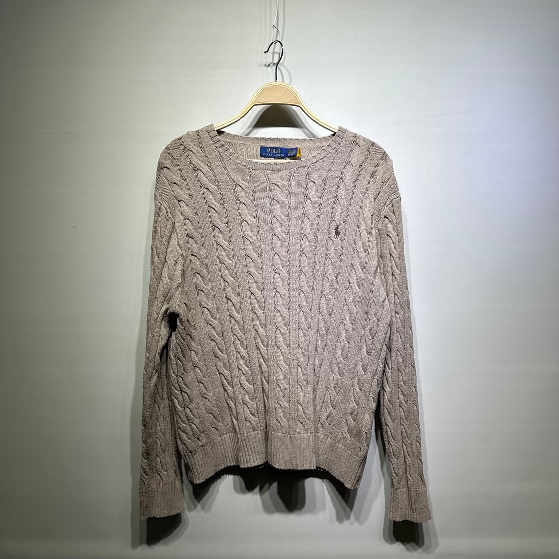 폴로 랄프로렌 케이블 니트 판매합니다 상품이미지2